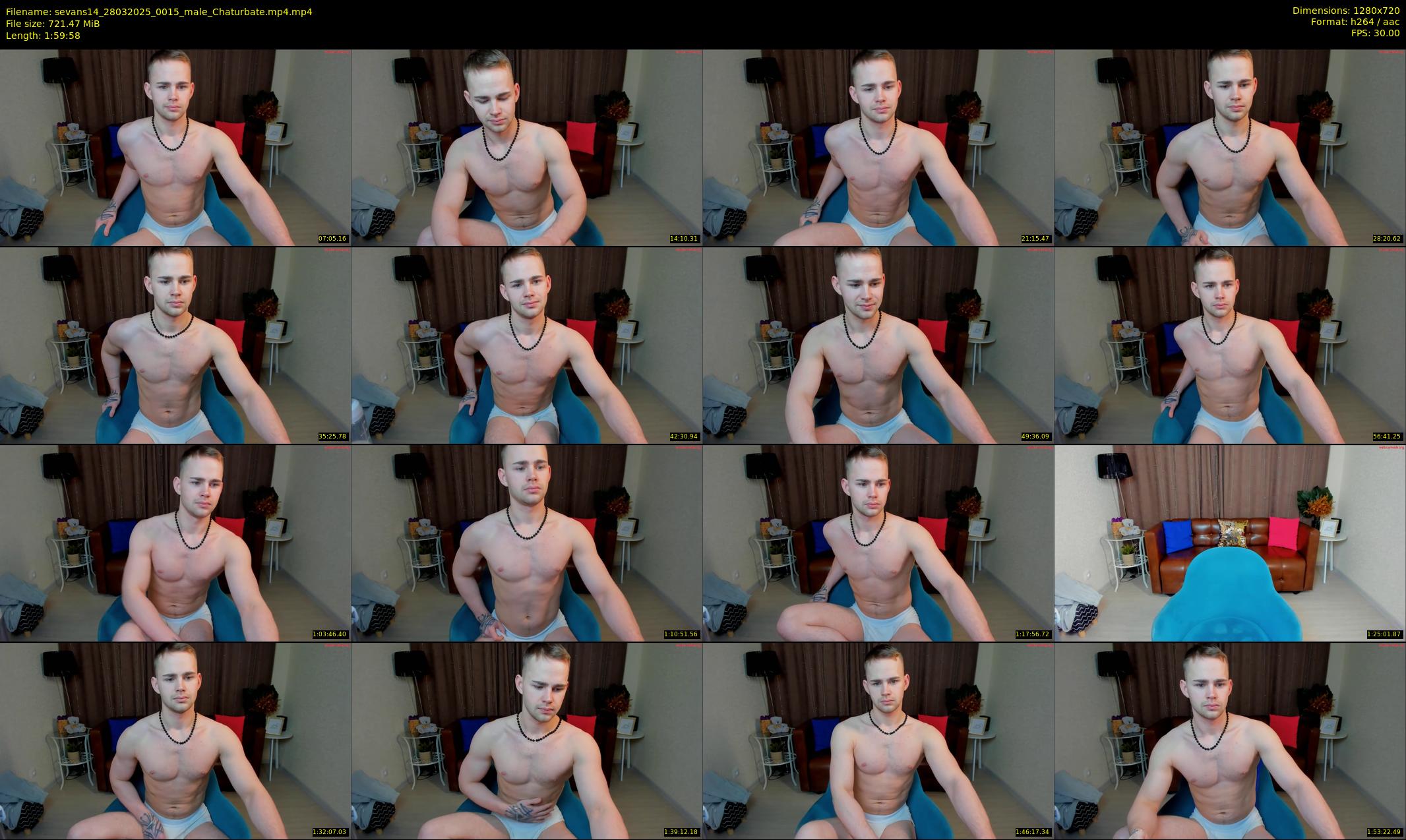 sevans14 — 120 minute Chaturbate male cam show recording, 720p, Mar 28, 2025