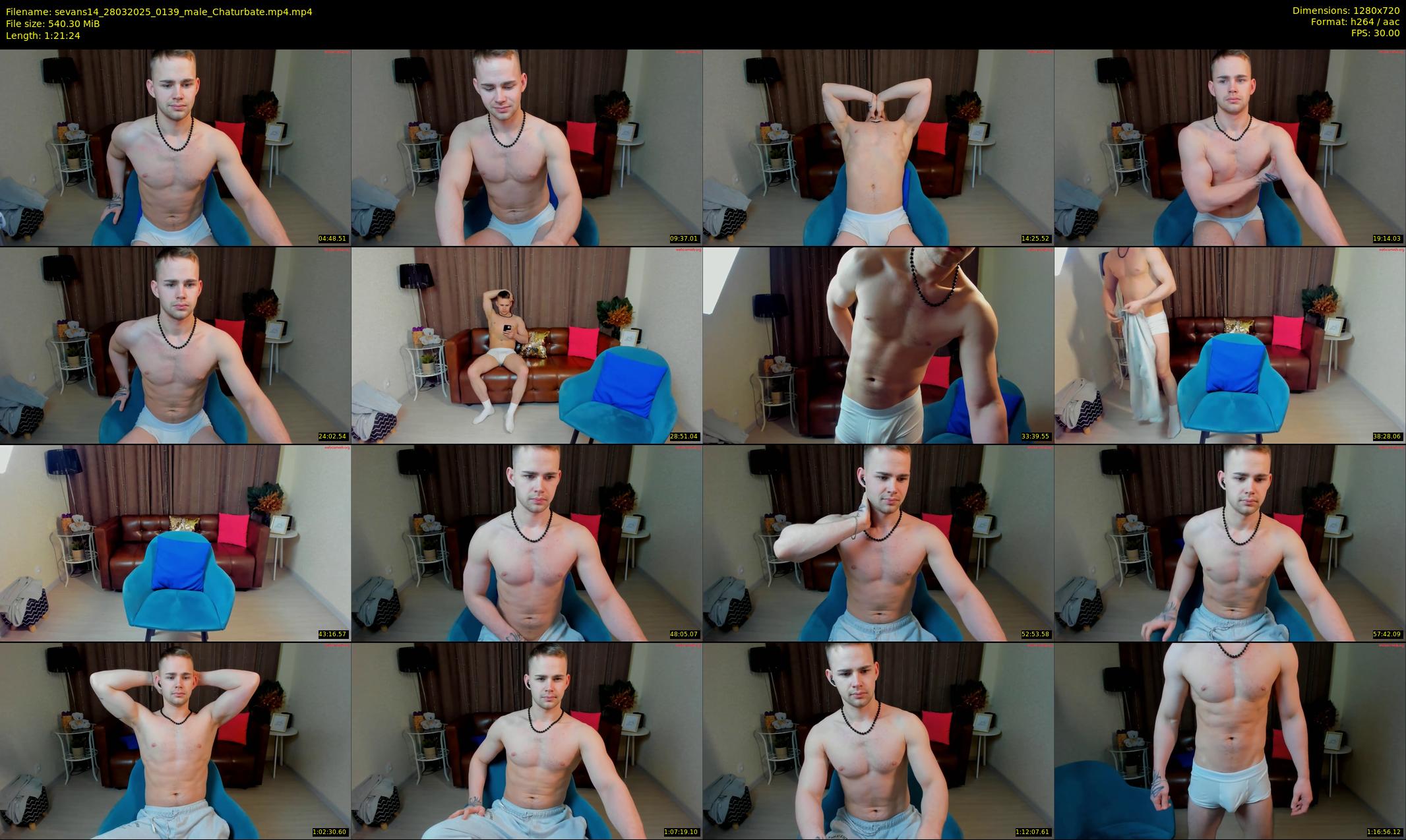 sevans14 — 82 minute Chaturbate male cam show recording, 720p, Mar 28, 2025
