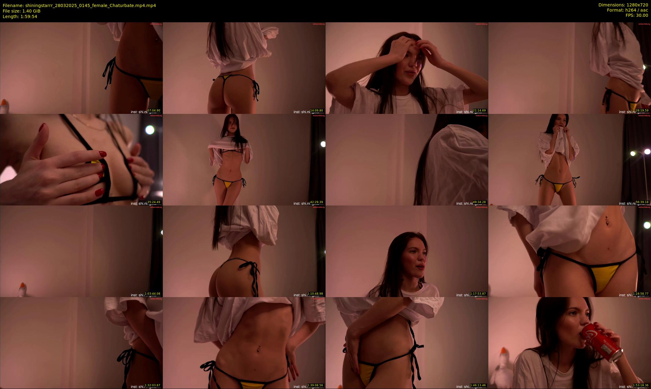 shiningstarrr — 120 minute Chaturbate female cam show recording, 720p, Mar 28, 2025
