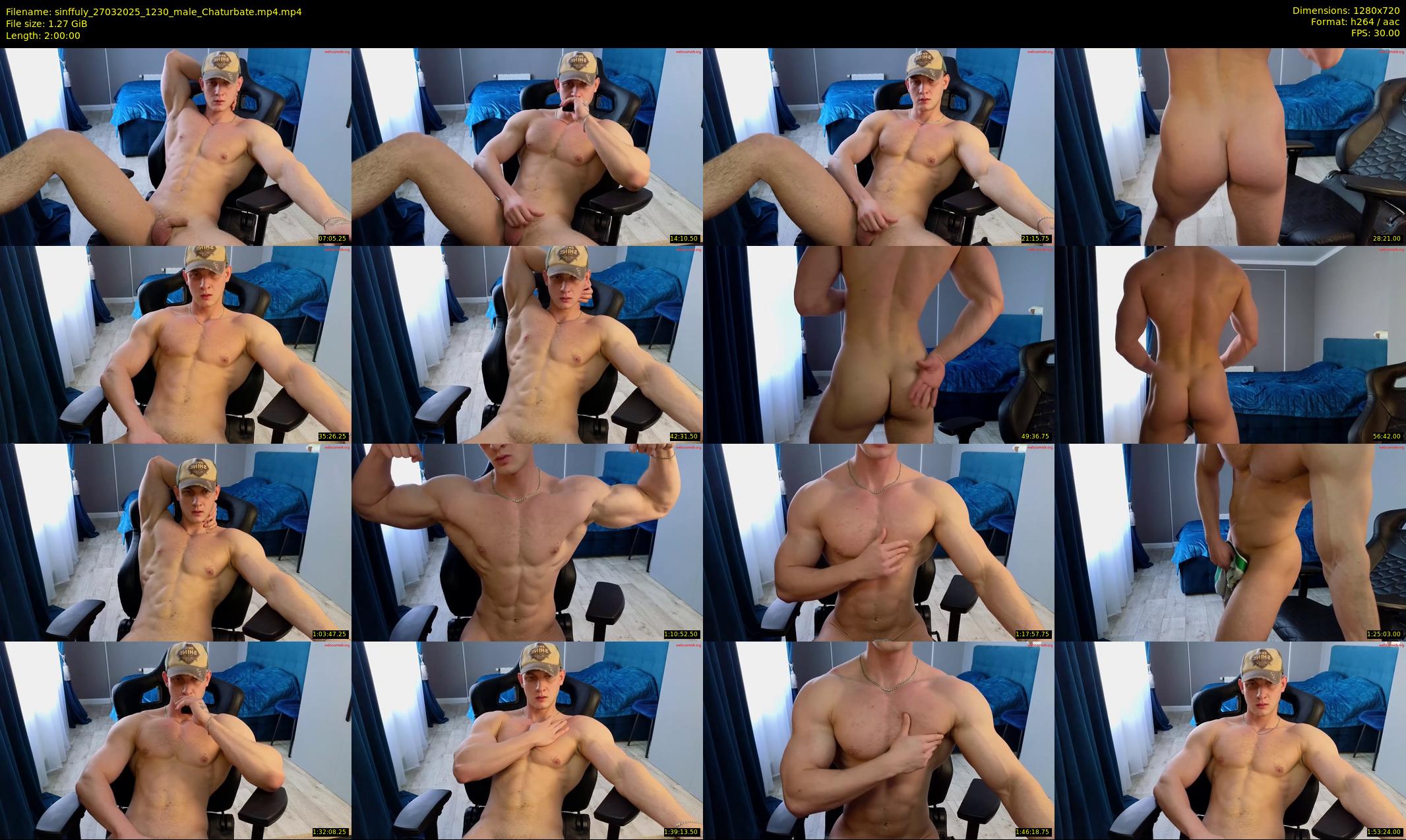 sinffuly — 120 minute Chaturbate male cam show recording, 720p, Mar 27, 2025