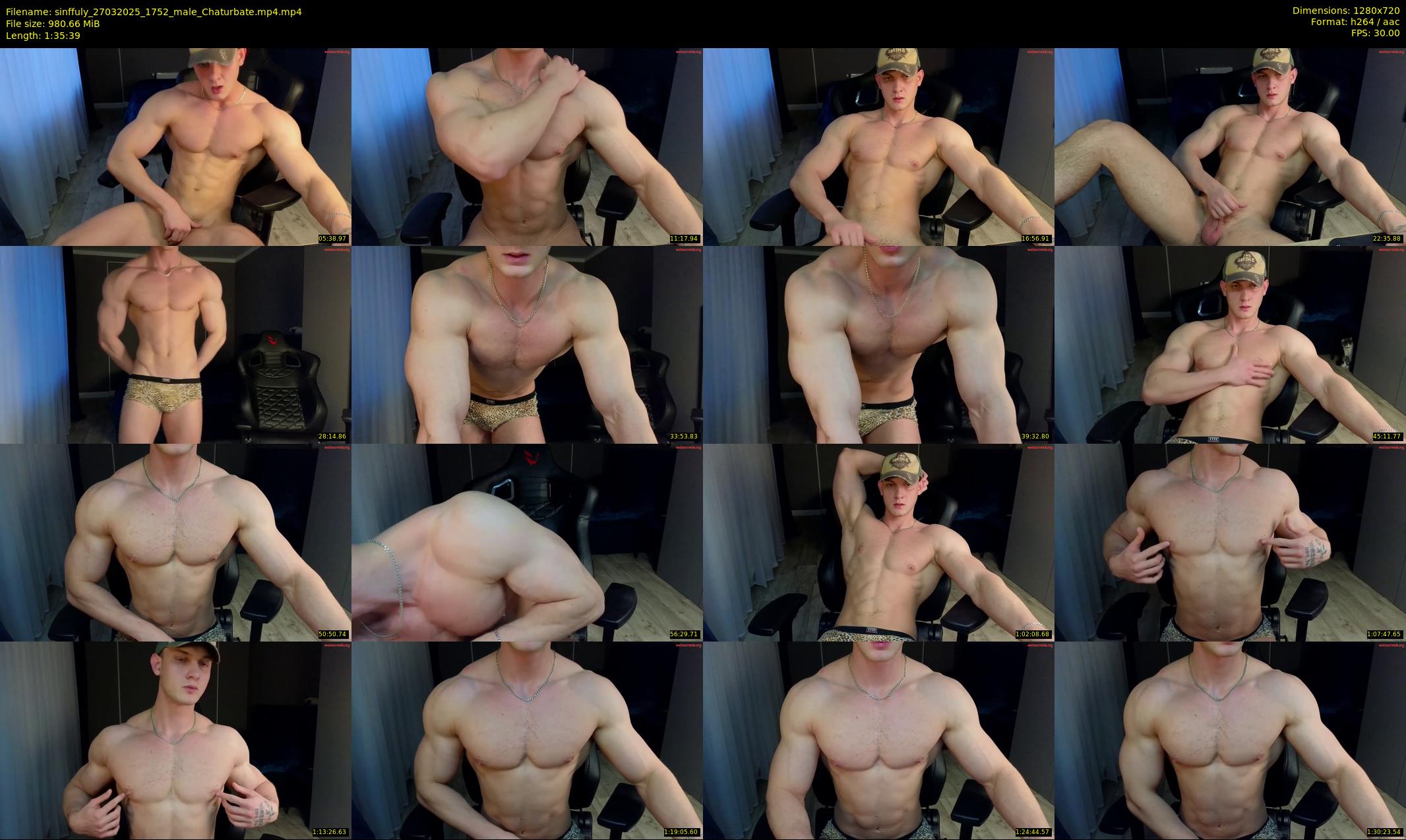 sinffuly — 96 minute Chaturbate male cam show recording, 720p, Mar 27, 2025