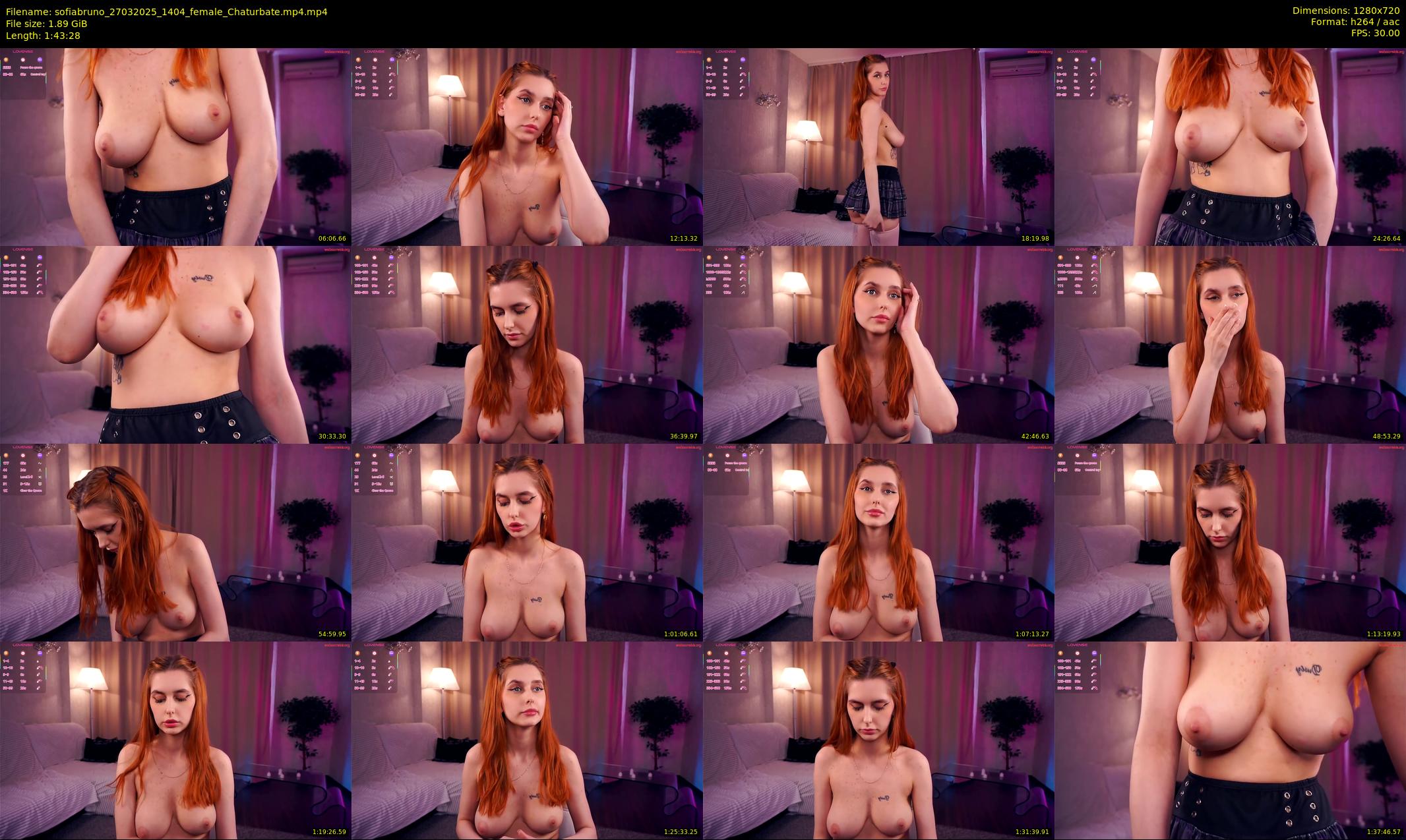 sofiabruno — 104 minute Chaturbate female cam show recording, 720p, Mar 27, 2025