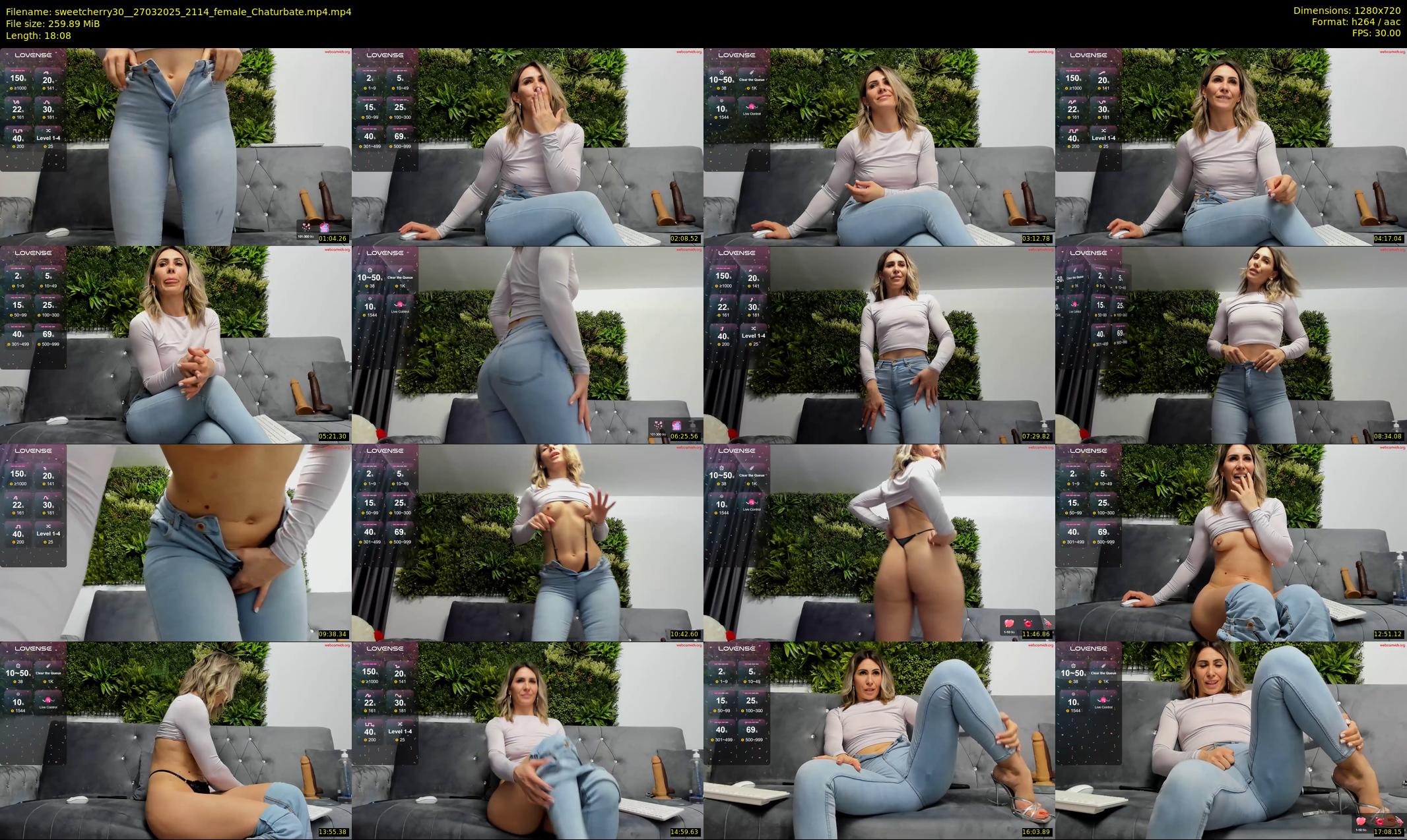 sweetcherry30_ — 19 minute Chaturbate female cam show recording, 720p, Mar 27, 2025
