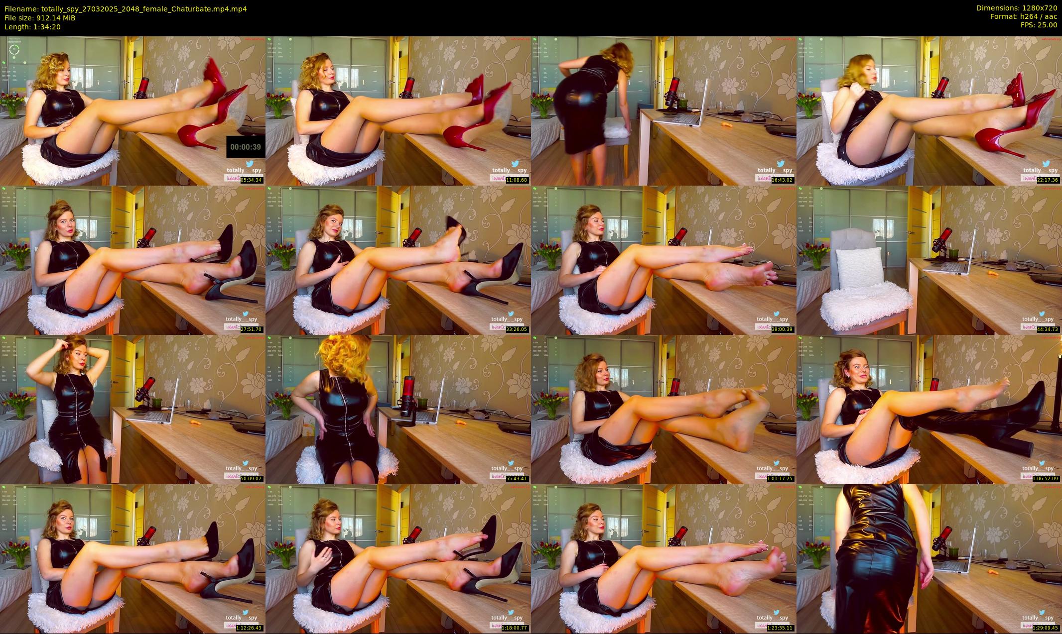 totally_spy — 95 minute Chaturbate female cam show recording, 720p, Mar 27, 2025