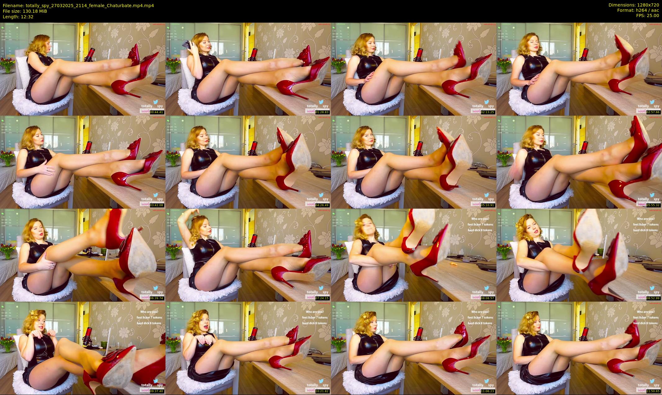 totally_spy — 13 minute Chaturbate female cam show recording, 720p, Mar 27, 2025