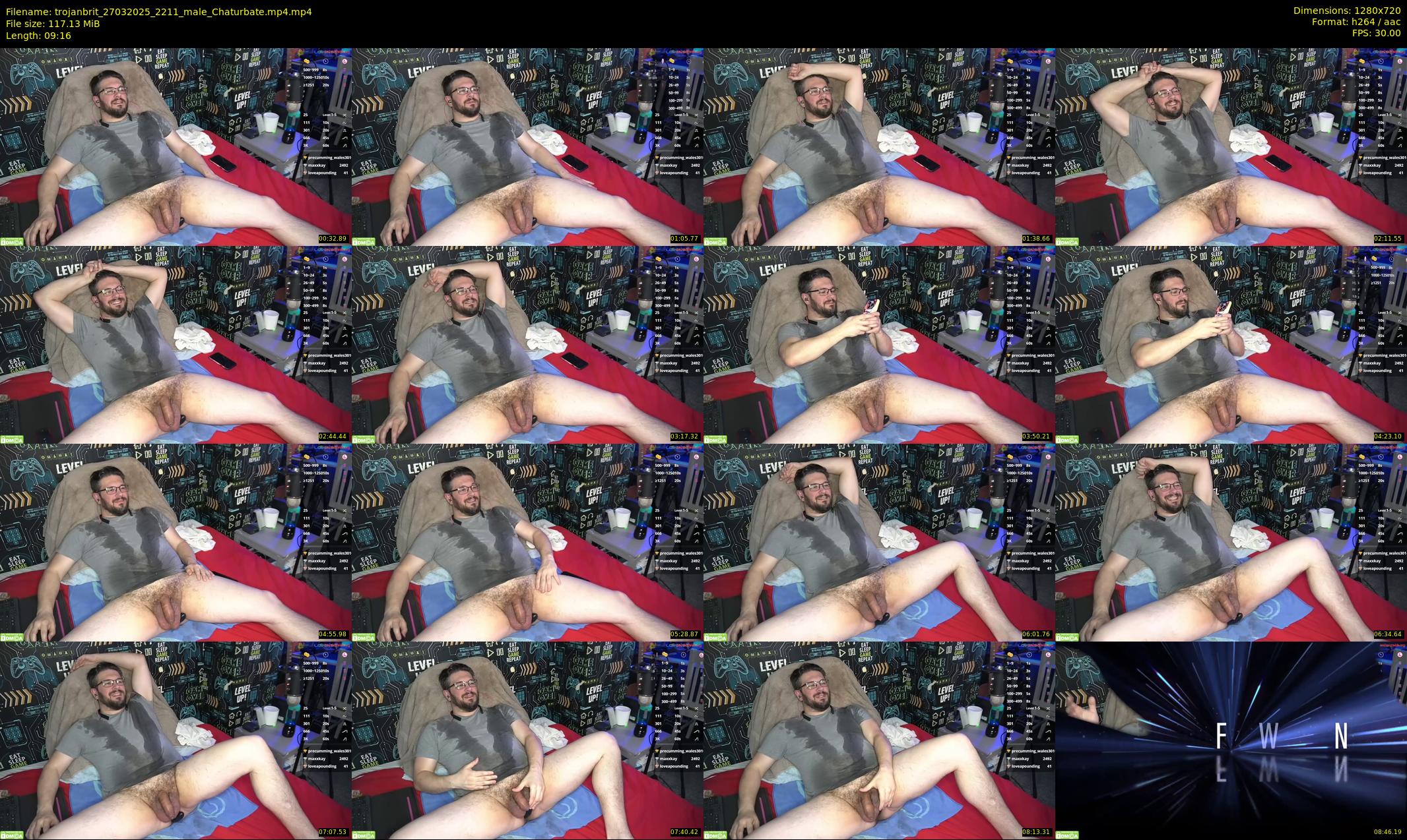 trojanbrit — 10 minute Chaturbate male cam show recording, 720p, Mar 27, 2025