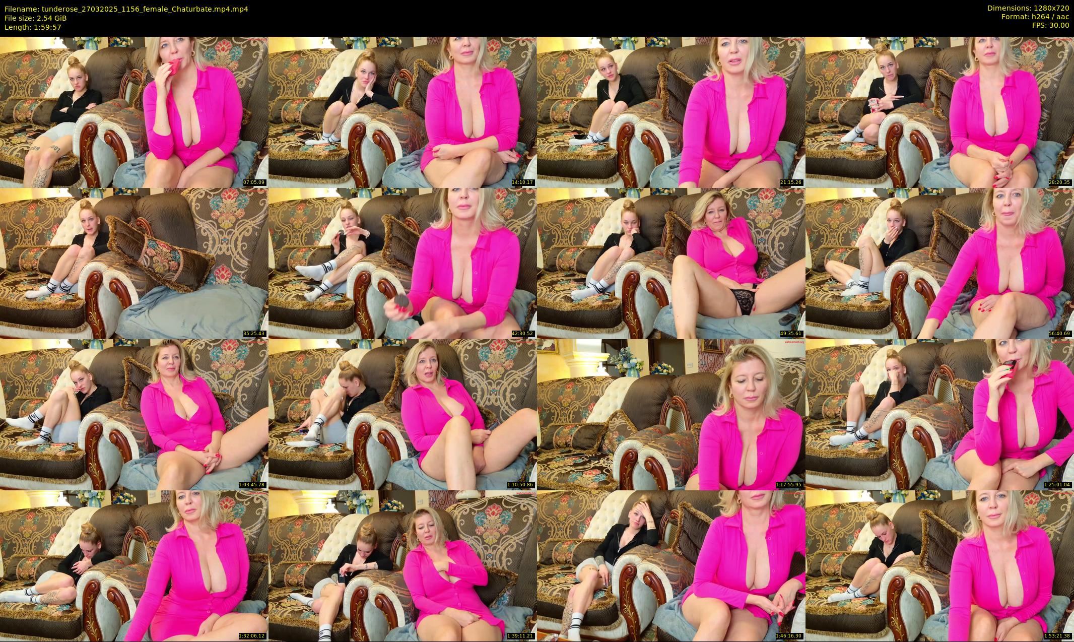 tunderose — 120 minute Chaturbate female cam show recording, 720p, Mar 27, 2025