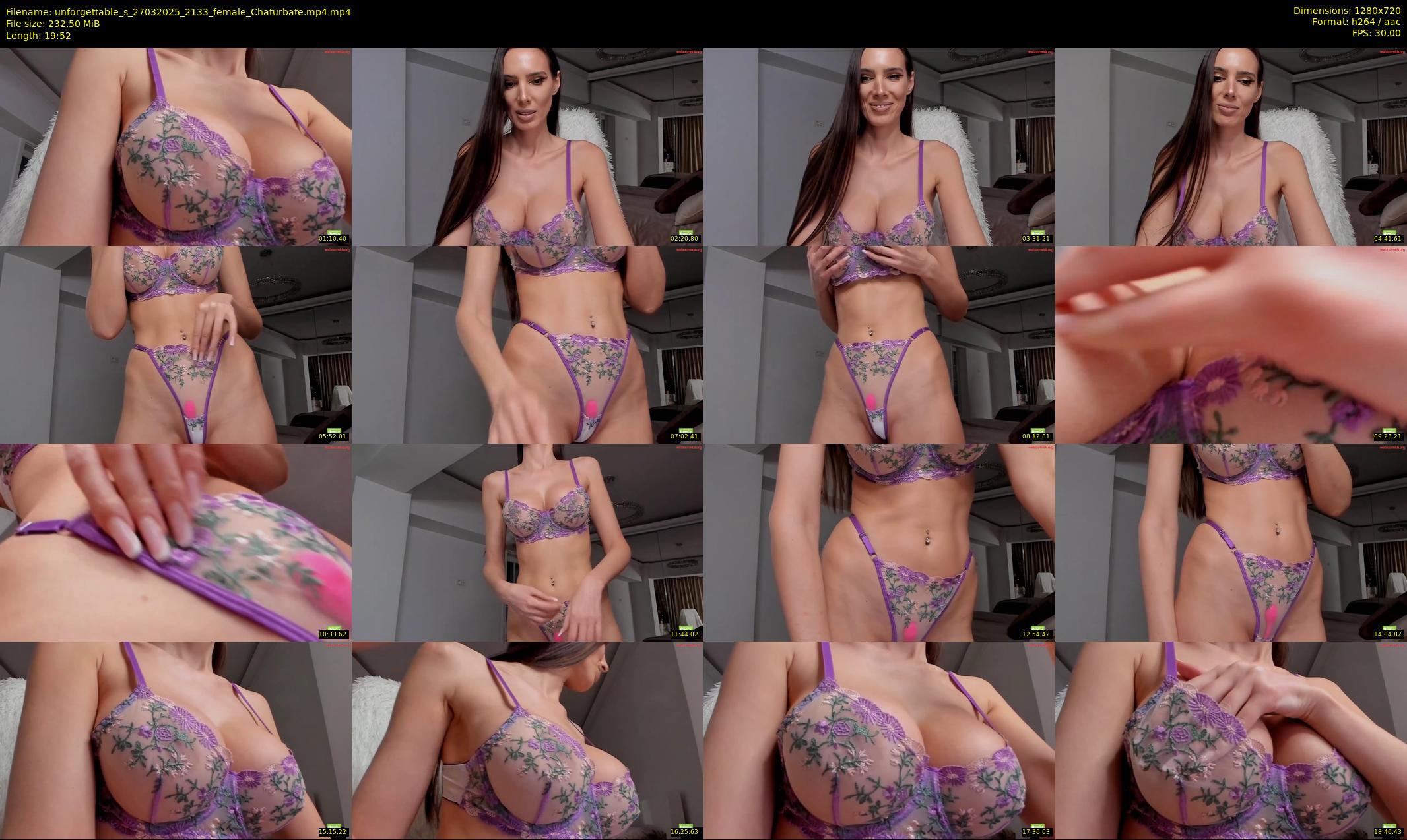 unforgettable_s — 20 minute Chaturbate female cam show recording, 720p, Mar 27, 2025