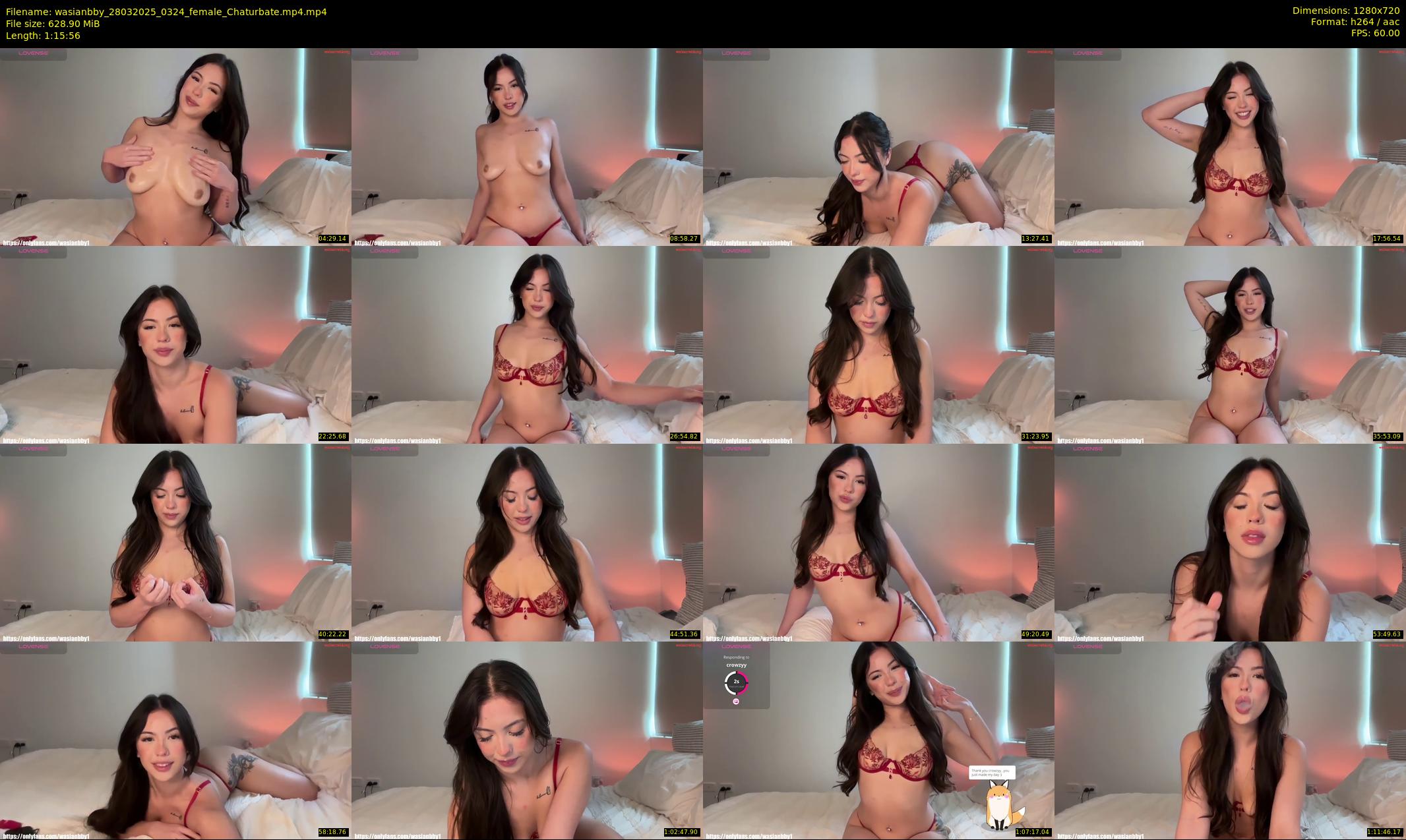 wasianbby — 76 minute Chaturbate female cam show recording, 720p, Mar 28, 2025