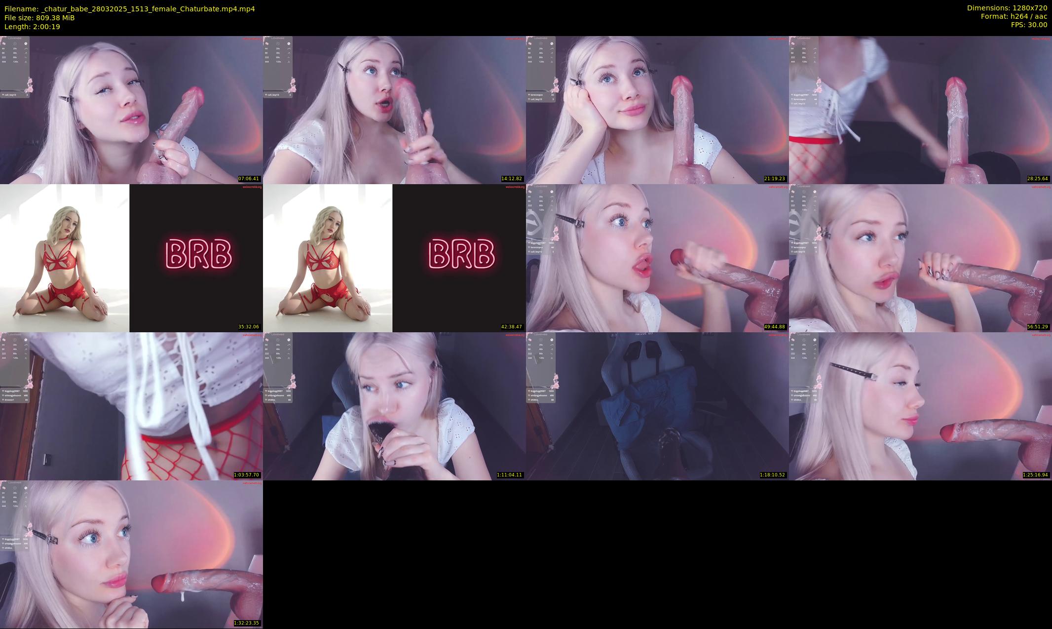 _chatur_babe — 121 minute Chaturbate female cam show recording, 720p, Mar 28, 2025