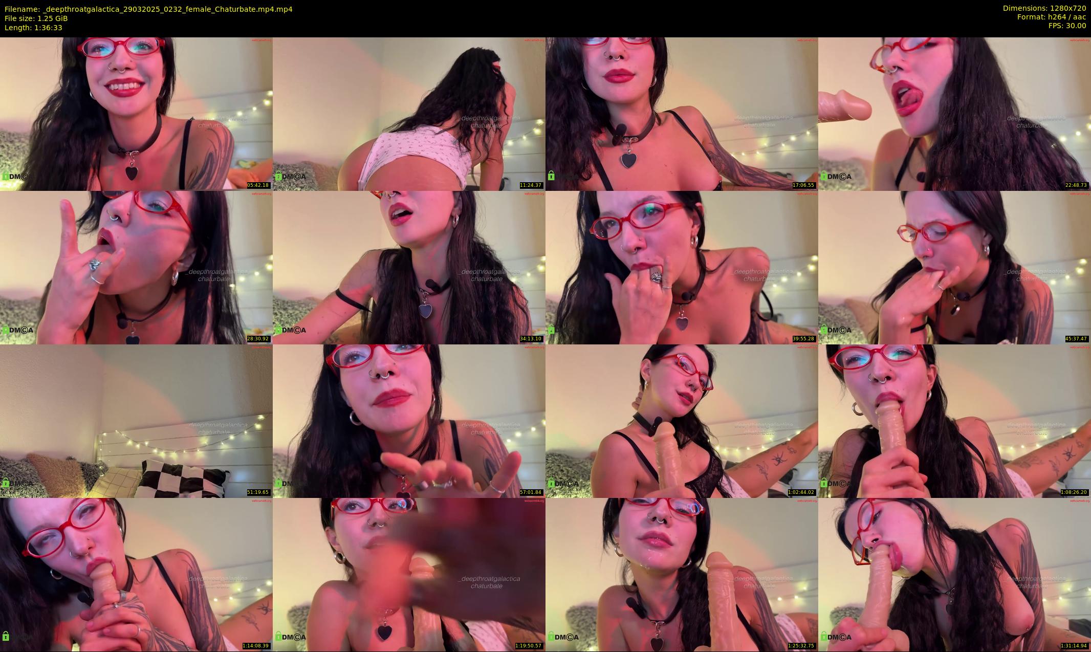 _deepthroatgalactica — 97 minute Chaturbate couple cam show recording, 720p, Mar 29, 2025