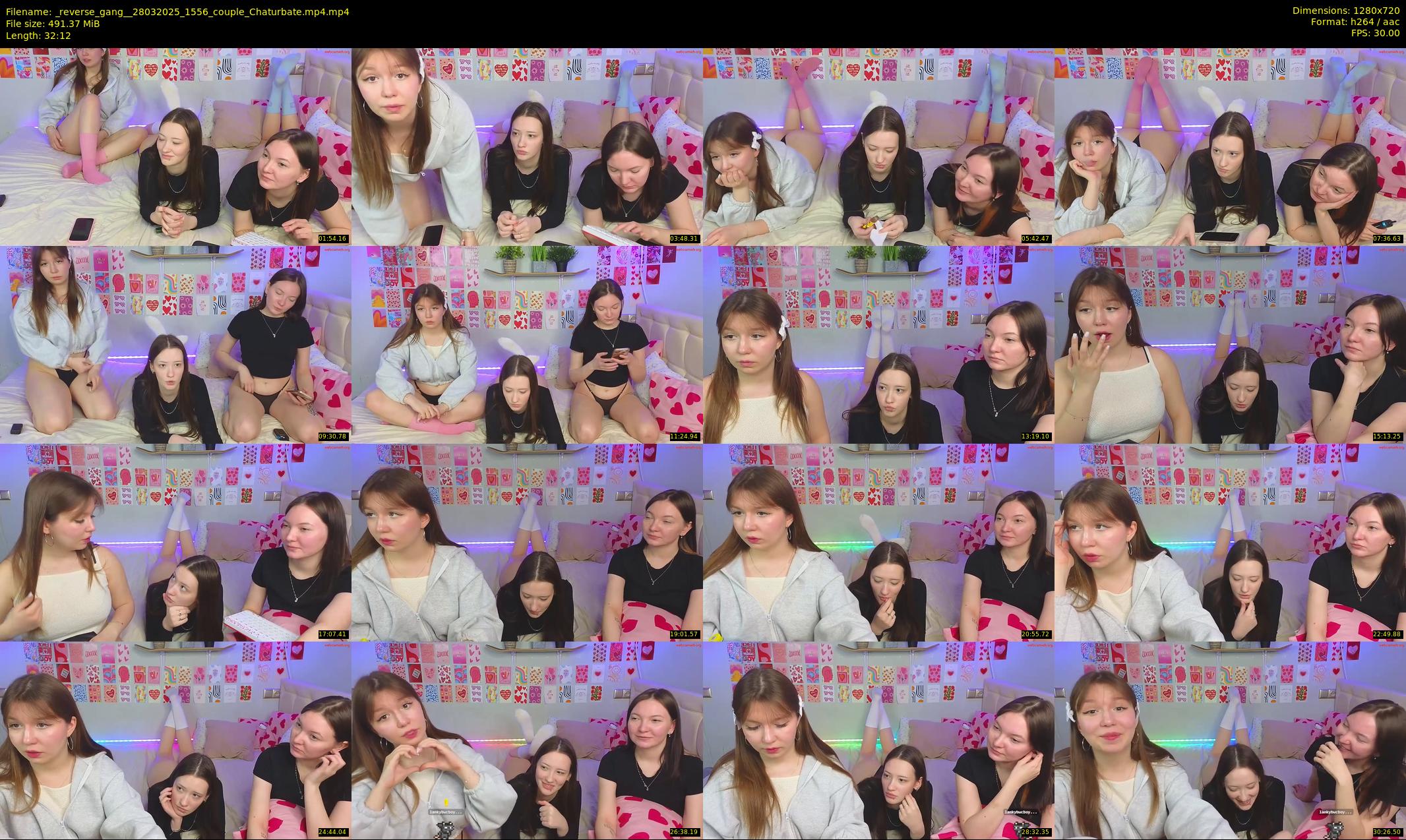 _reverse_gang_ — 33 minute Chaturbate couple cam show recording, 720p, Mar 28, 2025