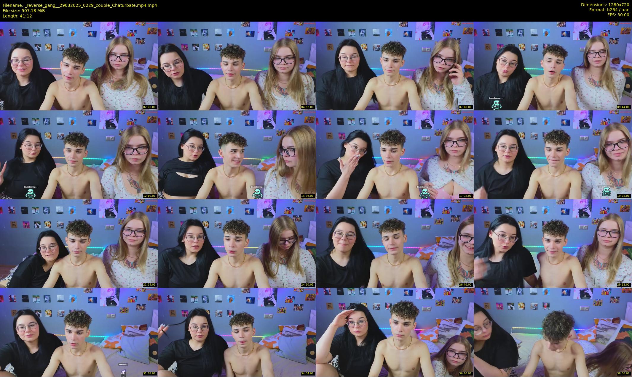 _reverse_gang_ — 42 minute Chaturbate couple cam show recording, 720p, Mar 29, 2025