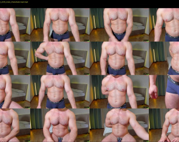 adam_muscle_ — 35 minute Chaturbate male cam show recording, 720p, Mar 28, 2025