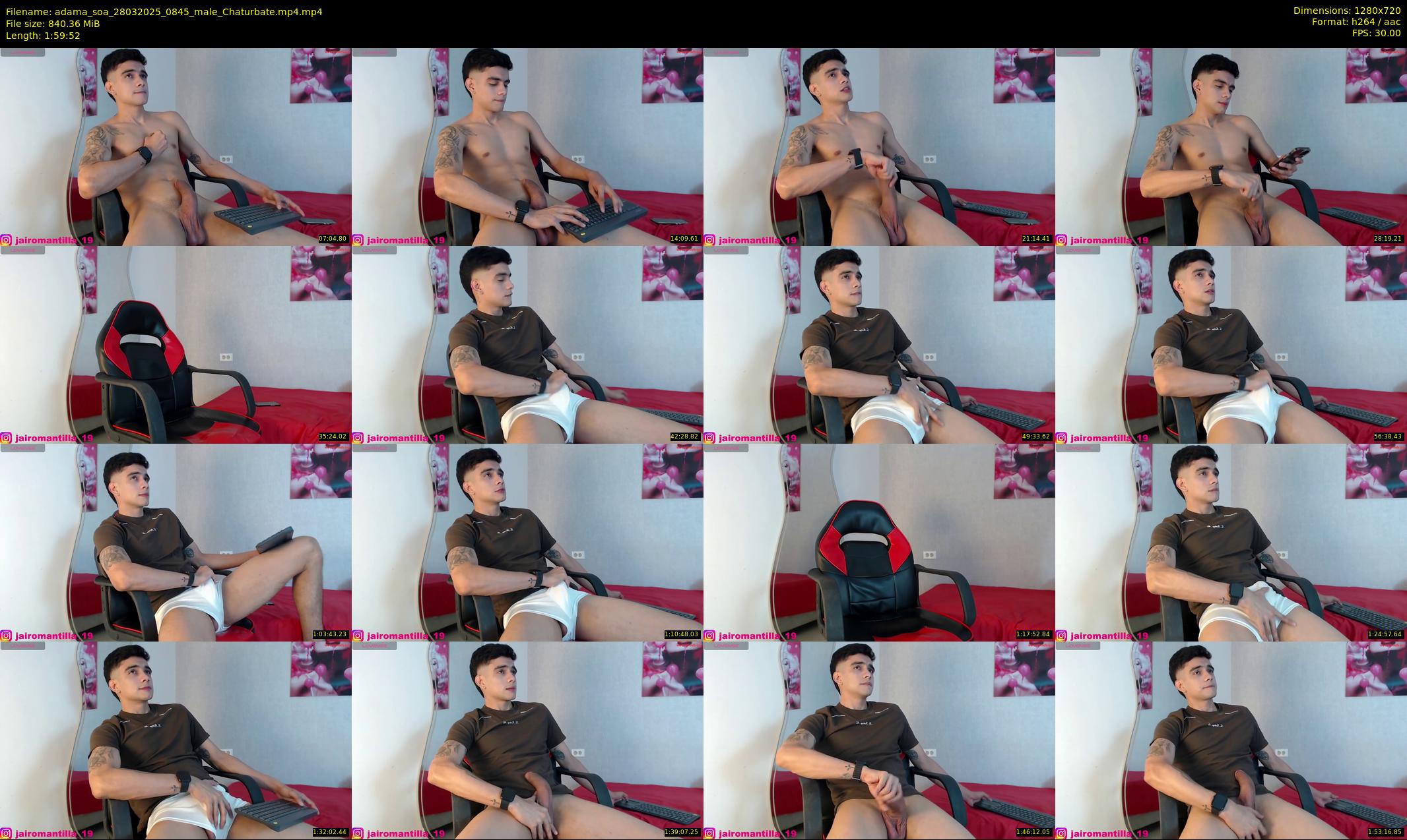 adama_soa — 120 minute Chaturbate male cam show recording, 720p, Mar 28, 2025