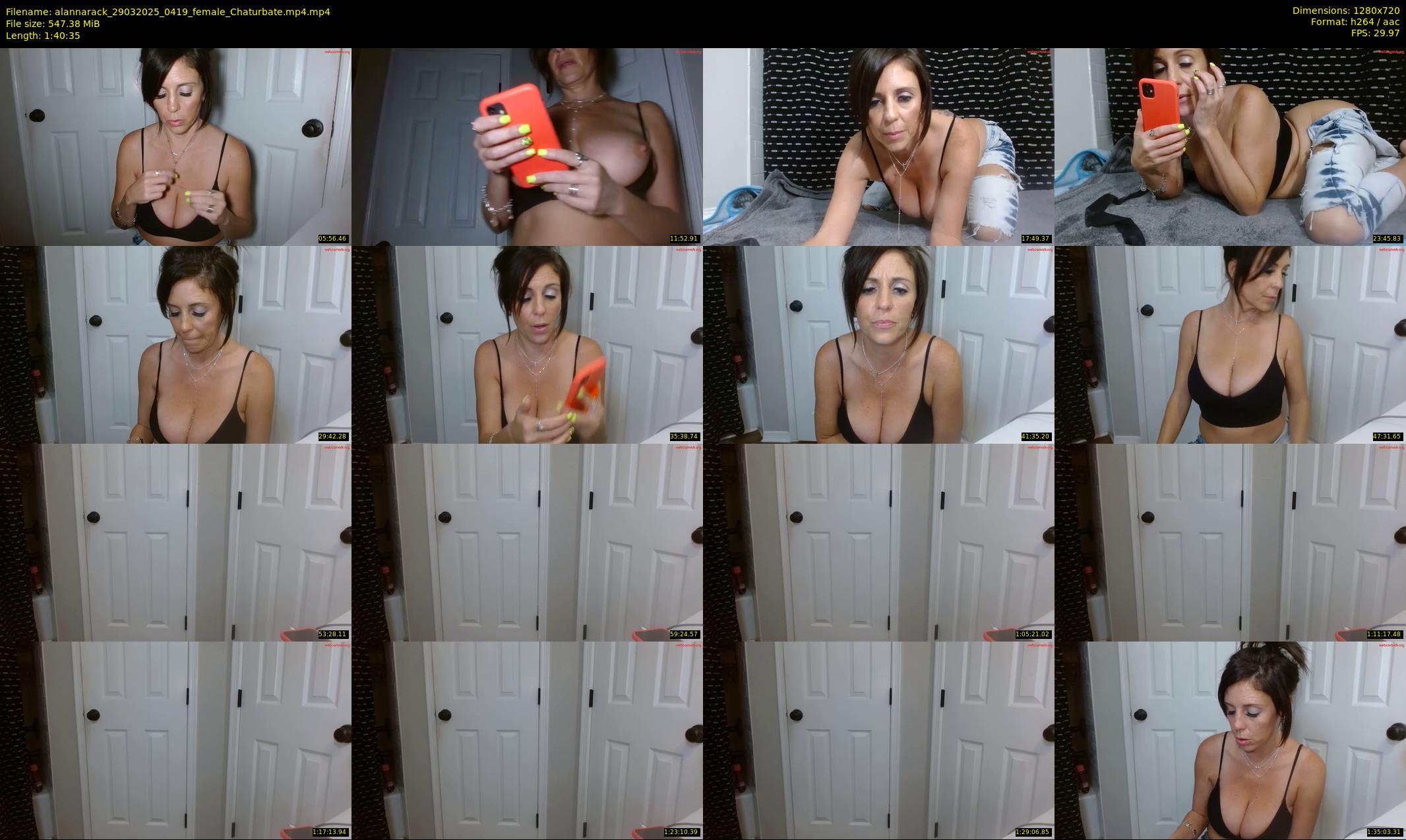 alannarack — 101 minute Chaturbate female cam show recording, 720p, Mar 29, 2025