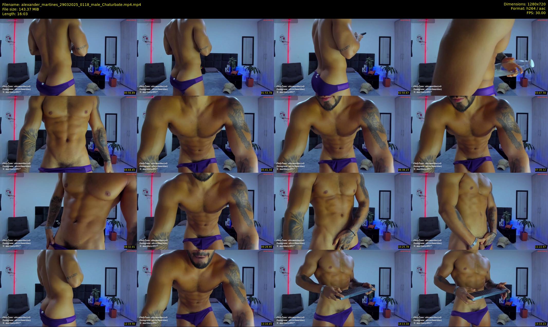 alexander_martines — 17 minute Chaturbate male cam show recording, 720p, Mar 29, 2025
