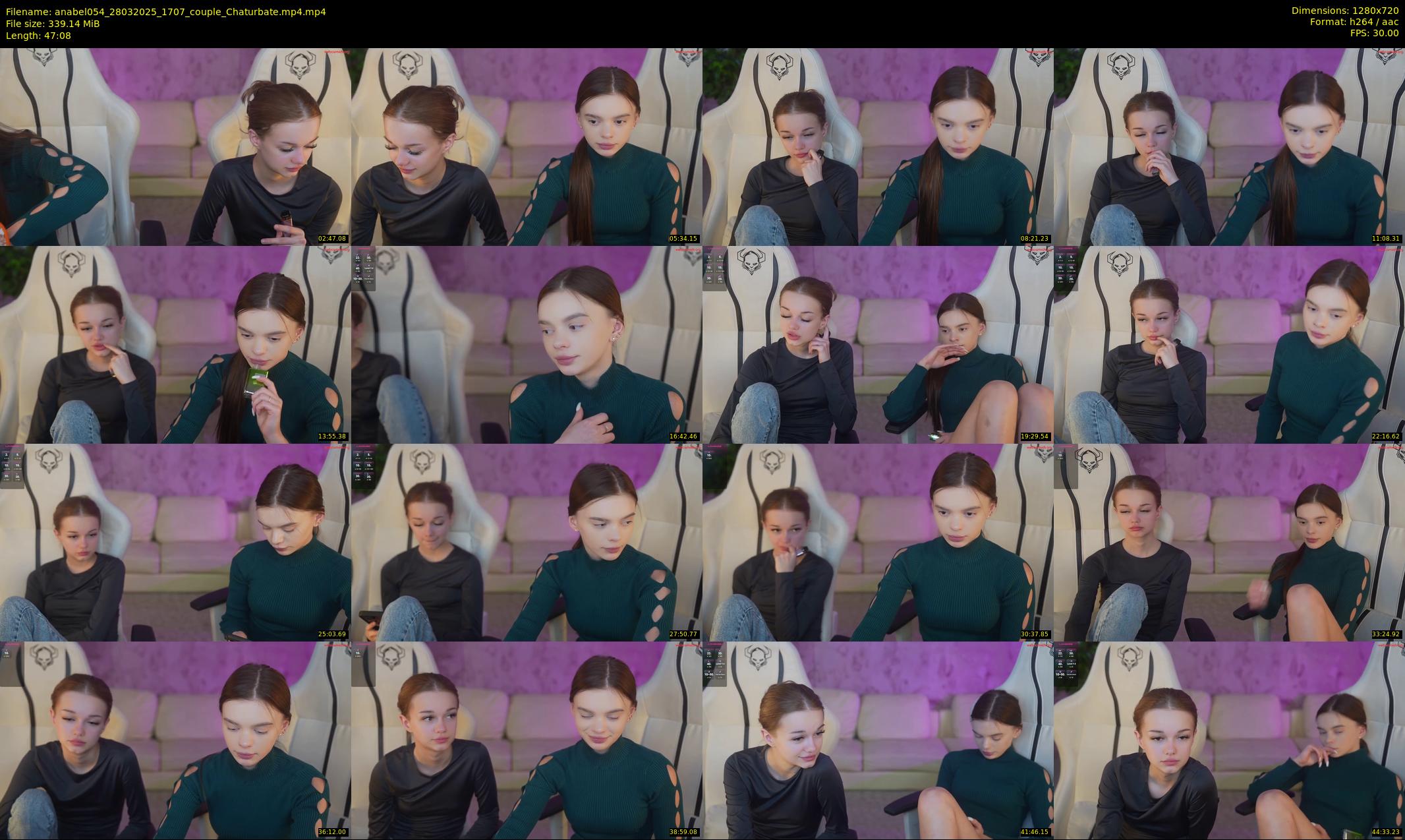 anabel054 — 48 minute Chaturbate female cam show recording, 720p, Mar 28, 2025