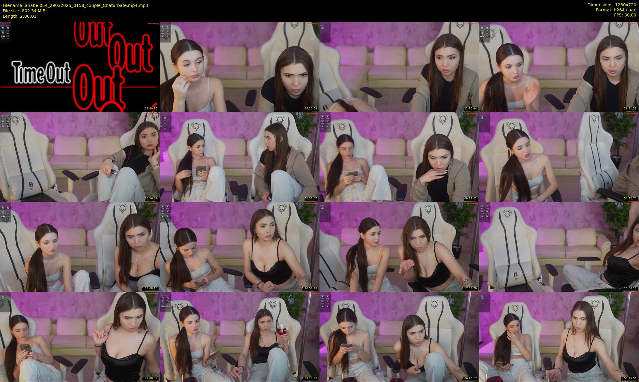 anabel054 — 121 minute Chaturbate female cam show recording, 720p, Mar 29, 2025