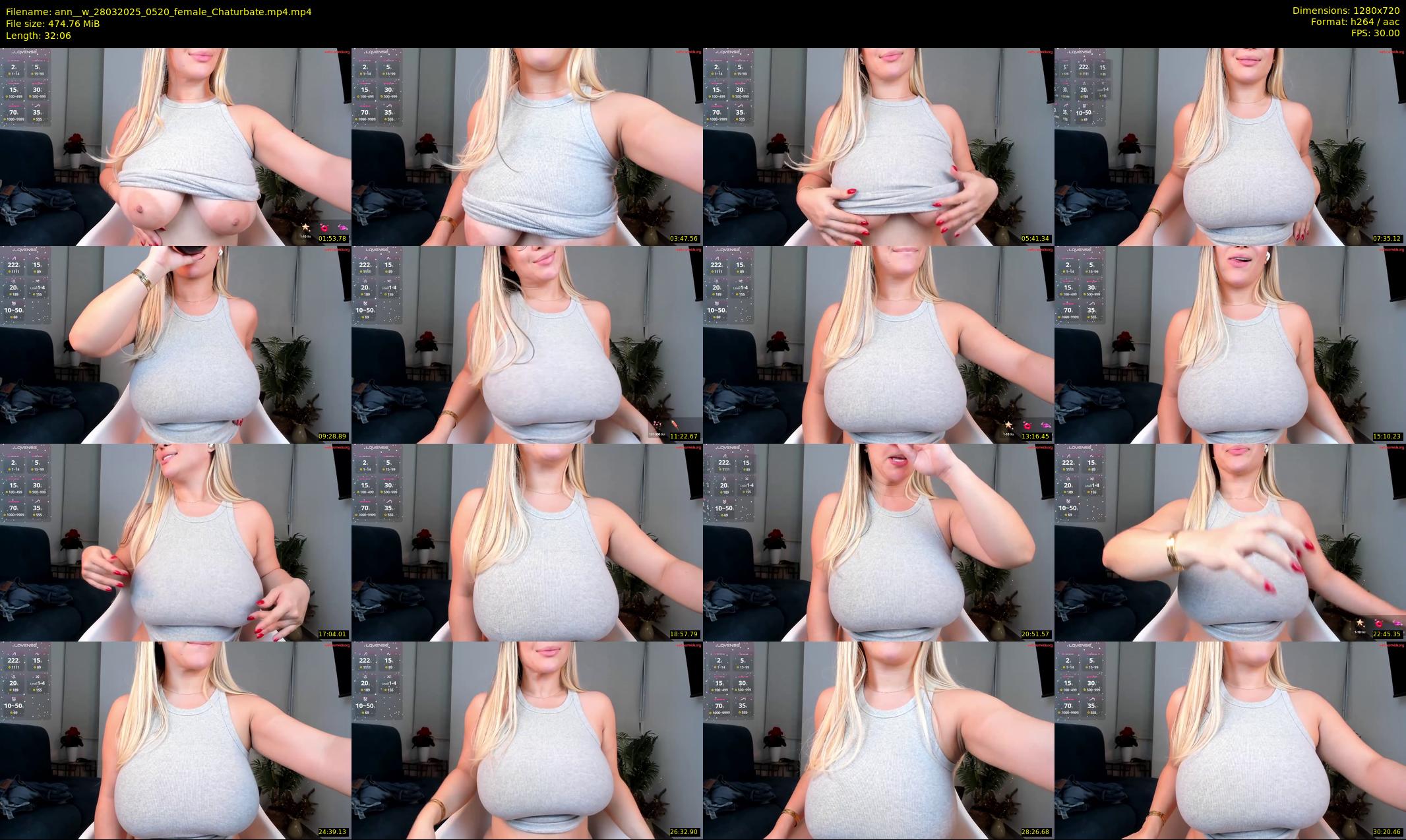 ann__w — 33 minute Chaturbate female cam show recording, 720p, Mar 28, 2025