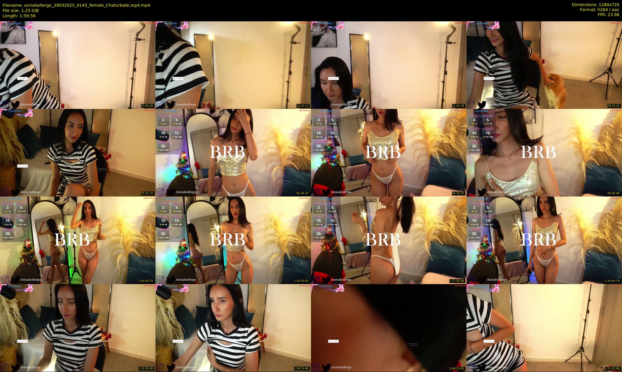 annakellergo — 120 minute Chaturbate female cam show recording, 720p, Mar 29, 2025