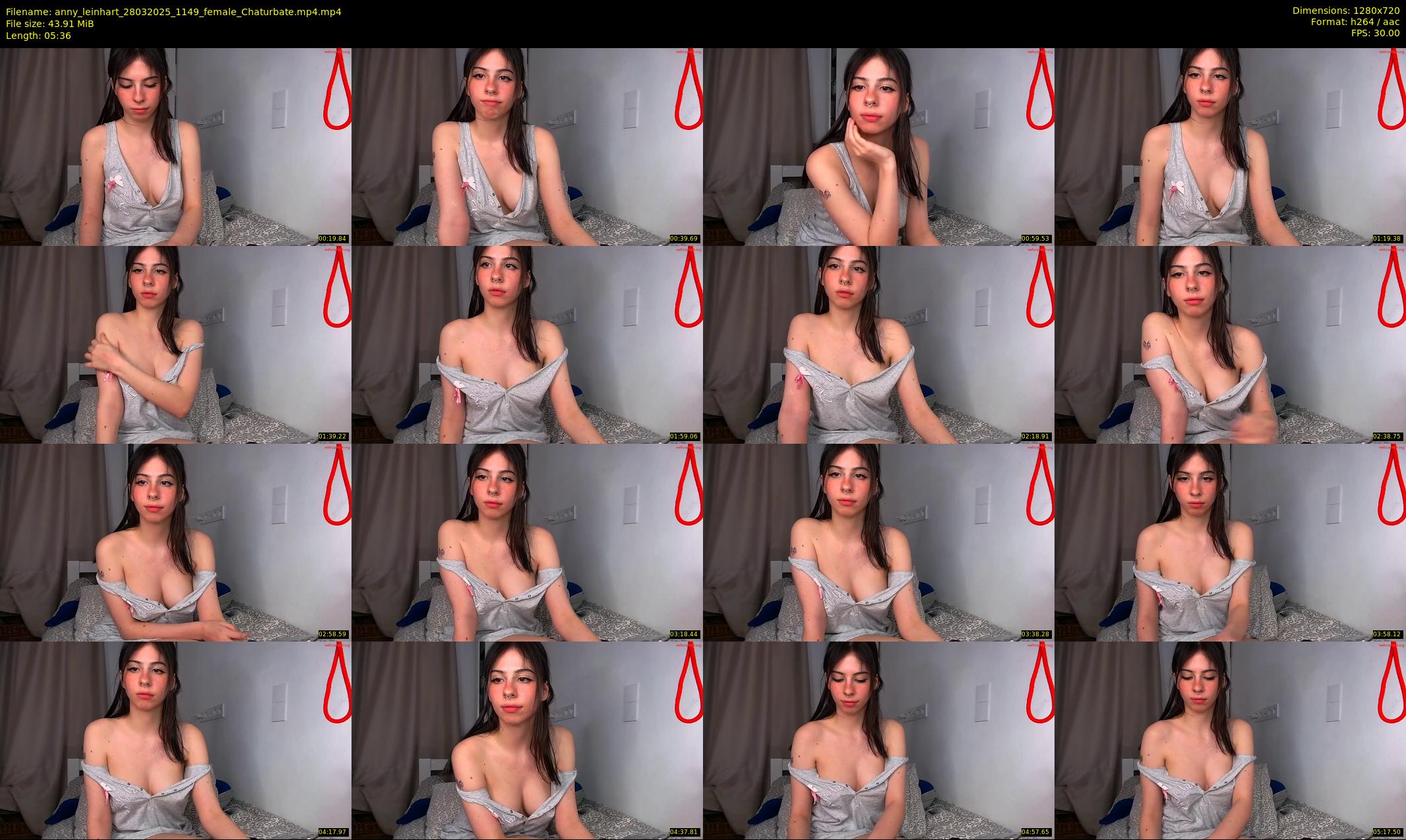 anny_leinhart — 6 minute Chaturbate female cam show recording, 720p, Mar 28, 2025