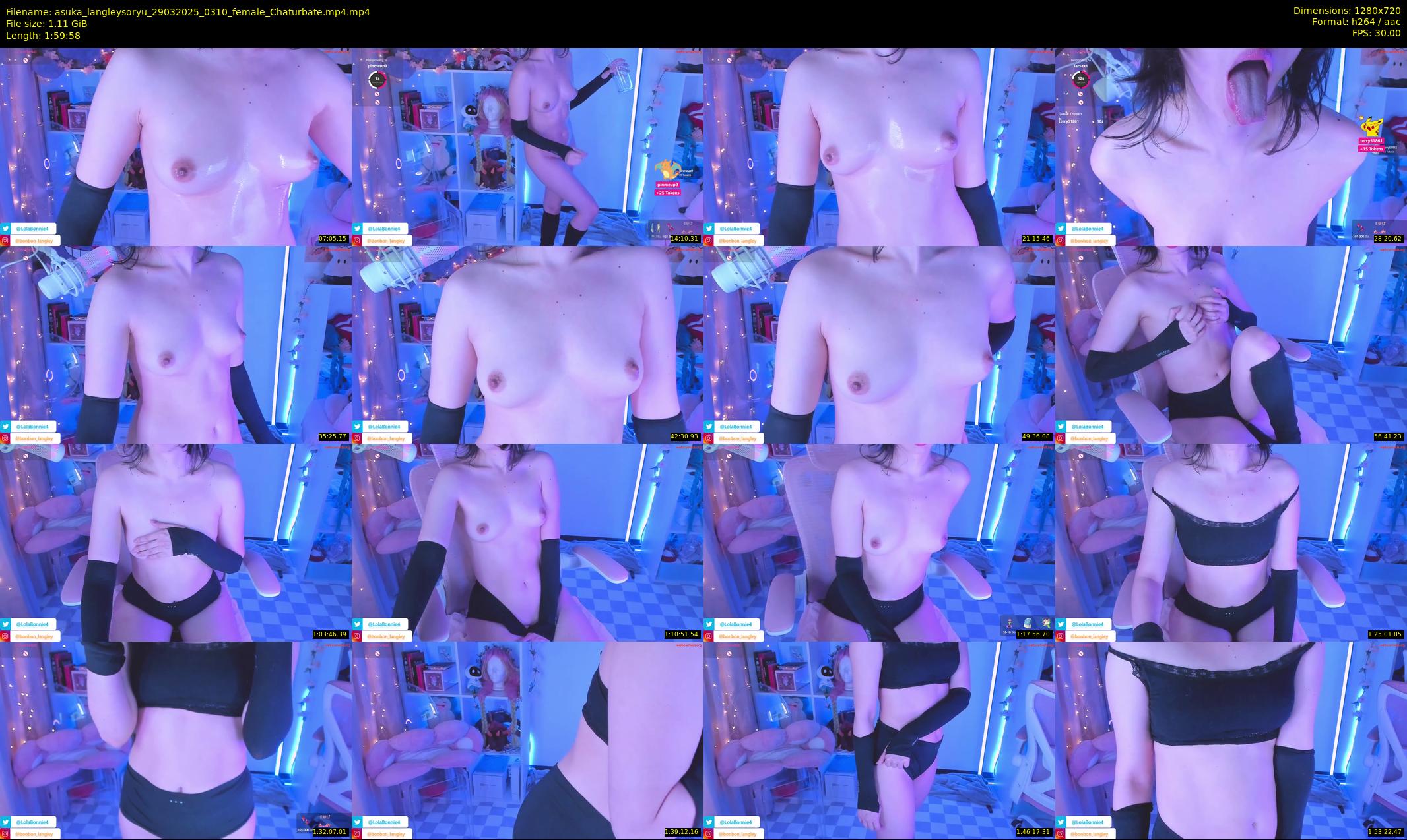 asuka_langleysoryu — 120 minute Chaturbate female cam show recording, 720p, Mar 29, 2025