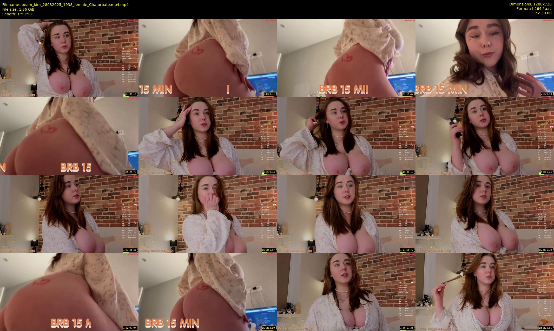 beam_kim — 120 minute Chaturbate female cam show recording, 720p, Mar 28, 2025