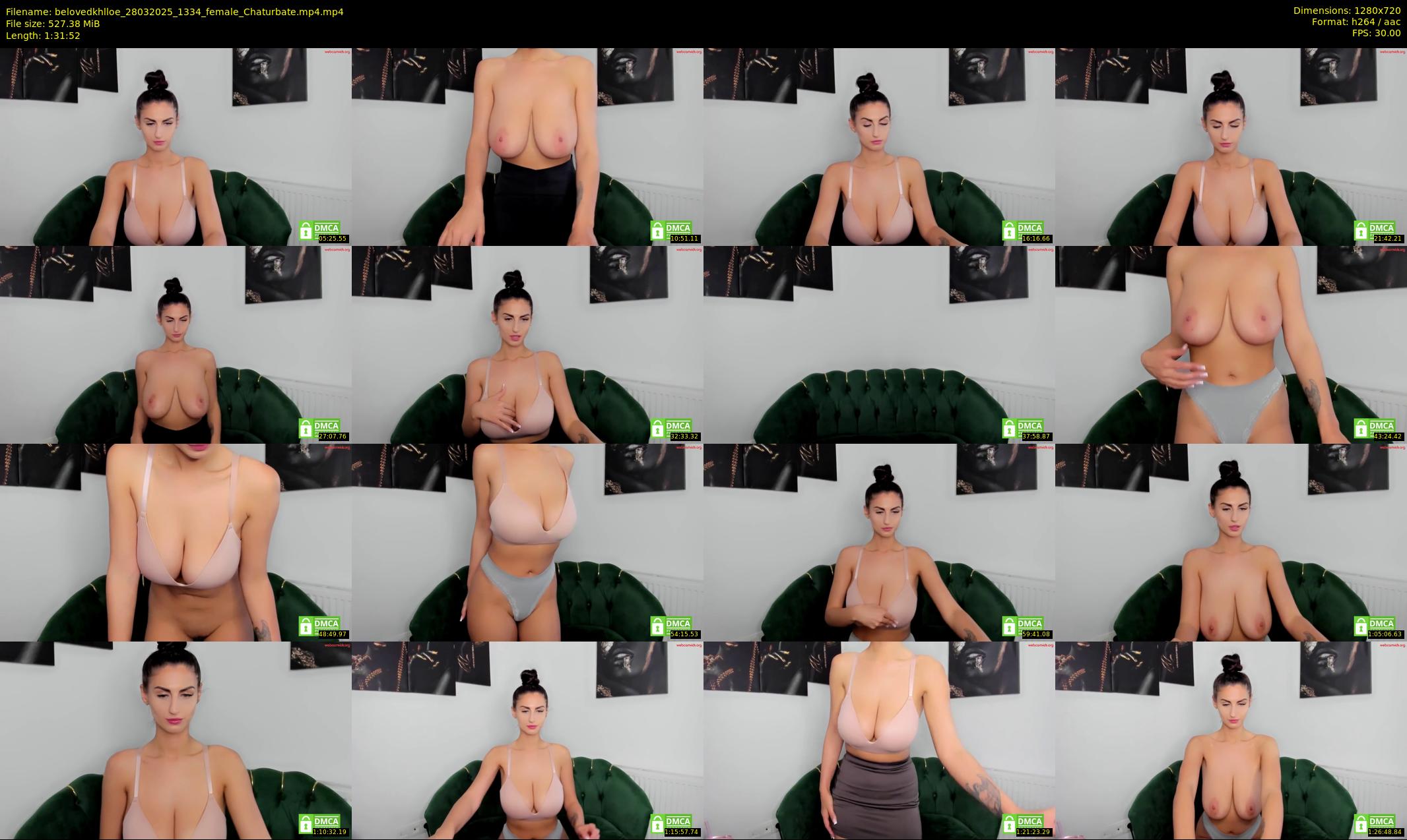 belovedkhlloe — 92 minute Chaturbate female cam show recording, 720p, Mar 28, 2025