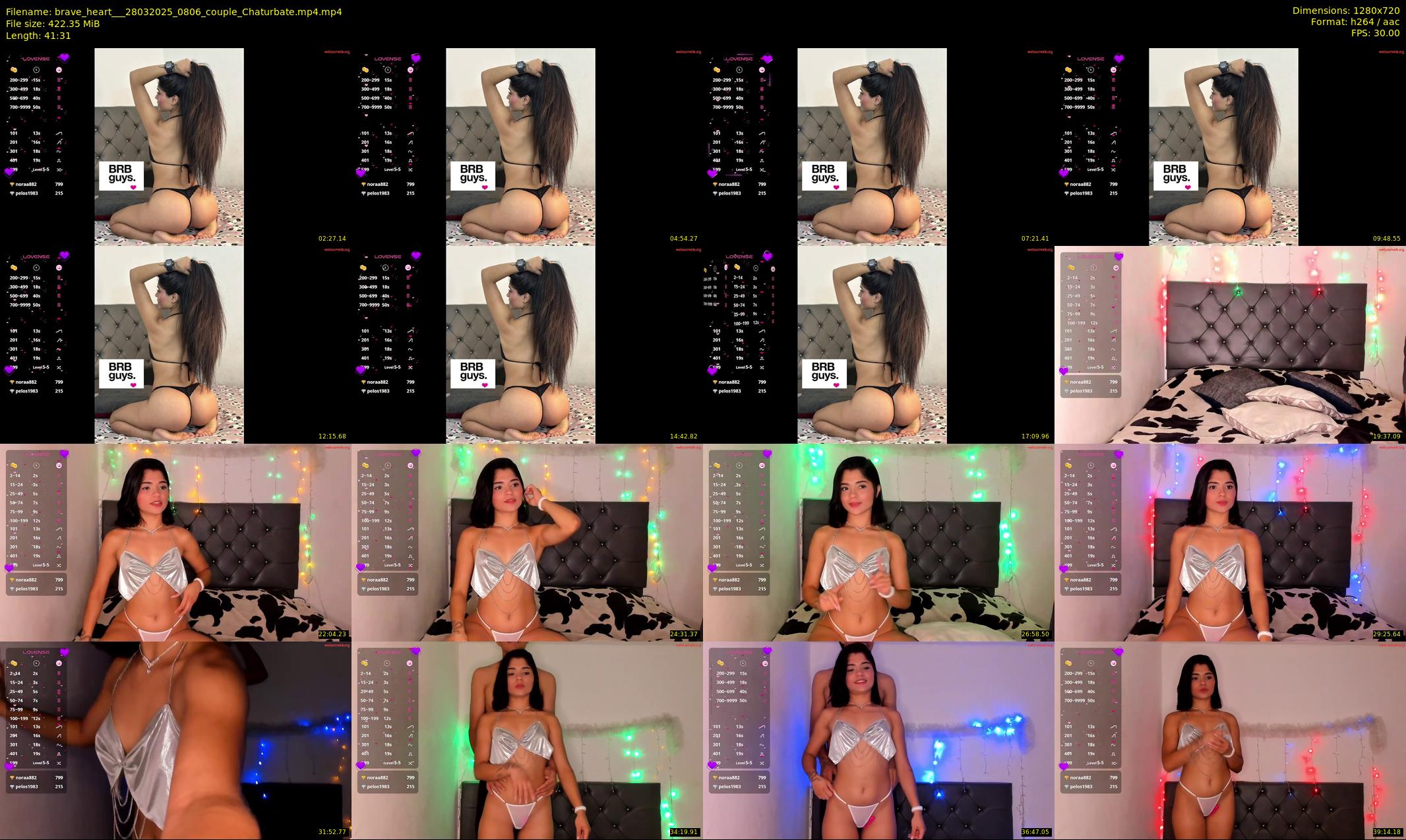 brave_heart__ — 42 minute Chaturbate couple cam show recording, 720p, Mar 28, 2025