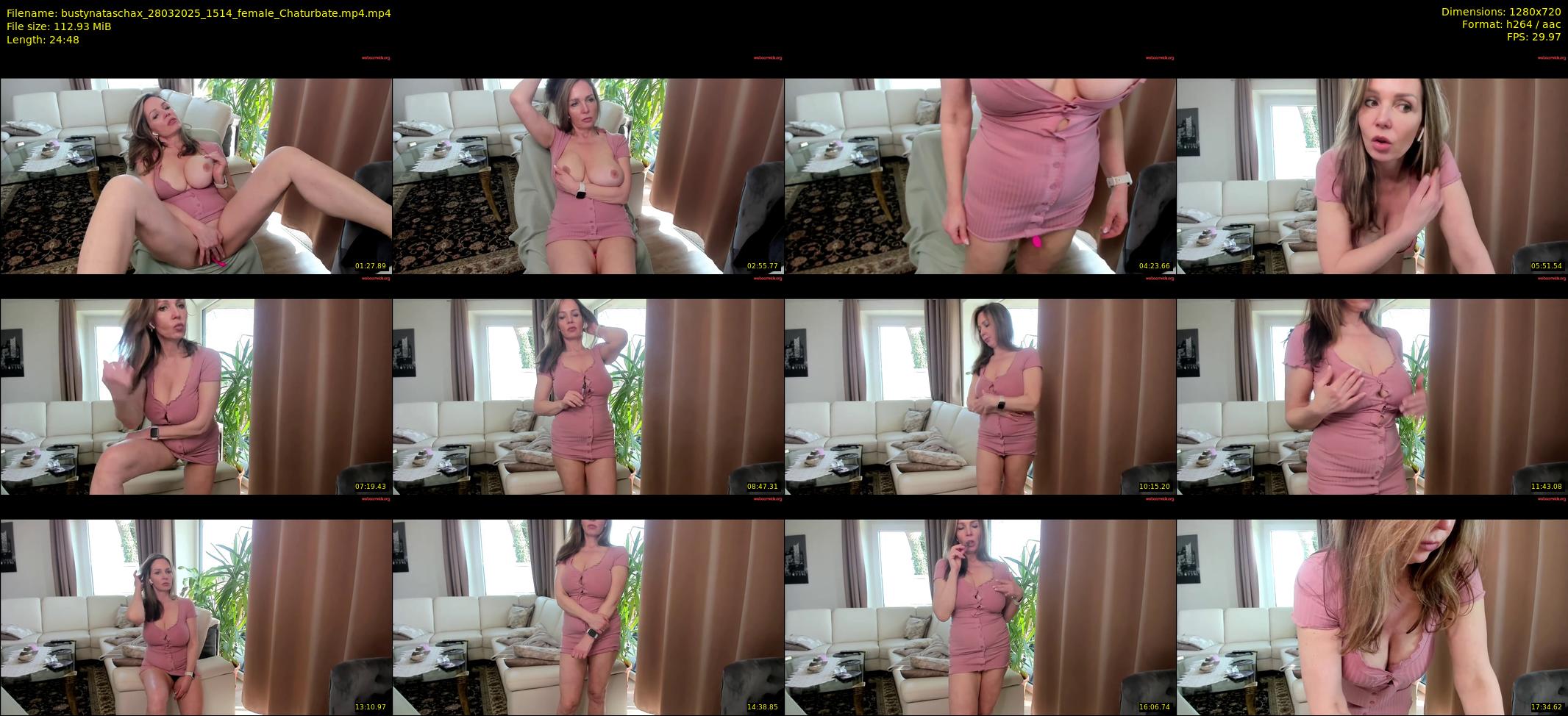bustynataschax — 25 minute Chaturbate female cam show recording, 720p, Mar 28, 2025