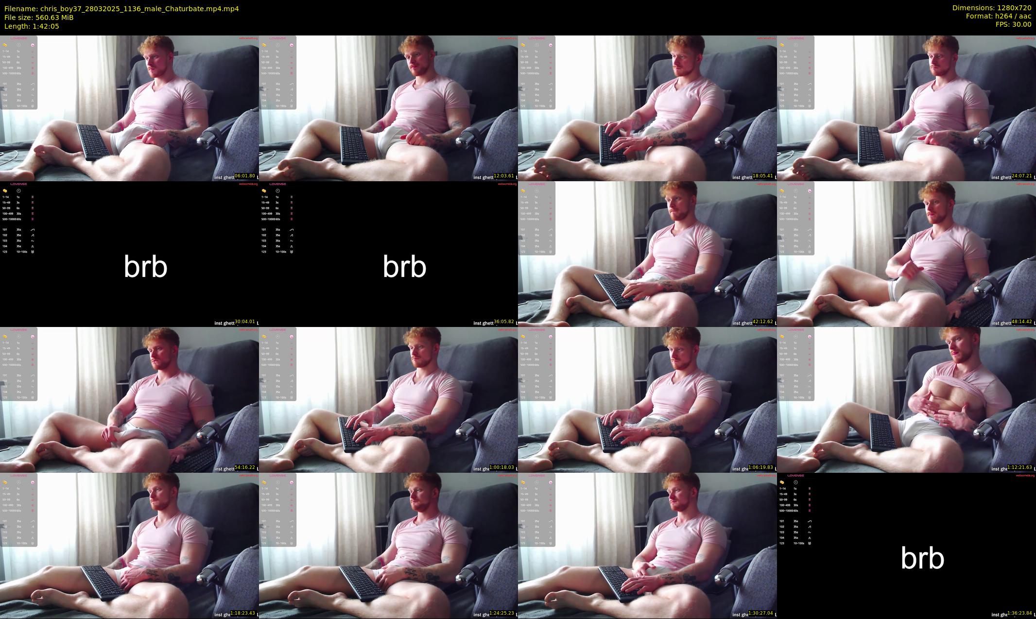 chris_boy37 — 103 minute Chaturbate male cam show recording, 720p, Mar 28, 2025