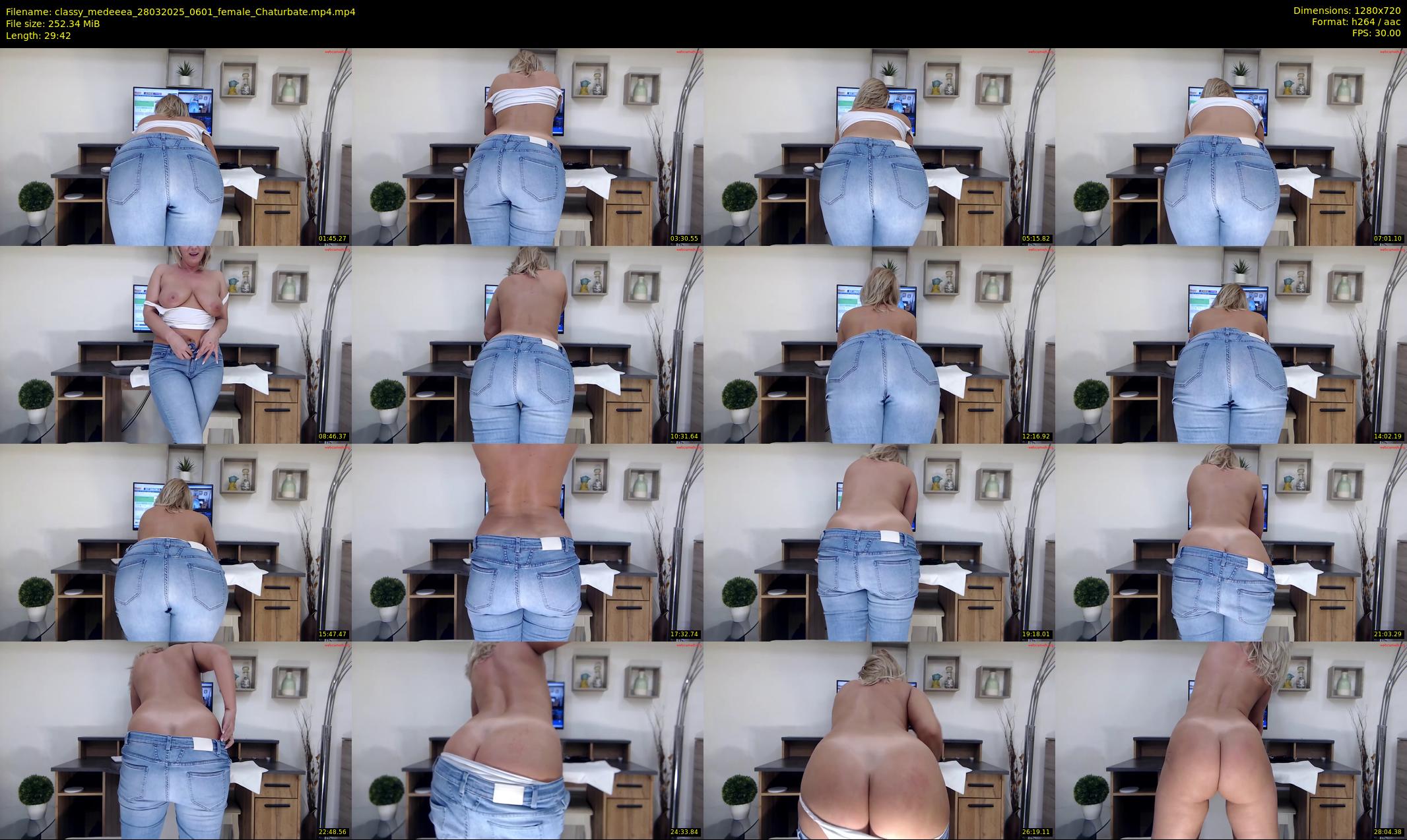 classy_medeeea — 30 minute Chaturbate female cam show recording, 720p, Mar 28, 2025