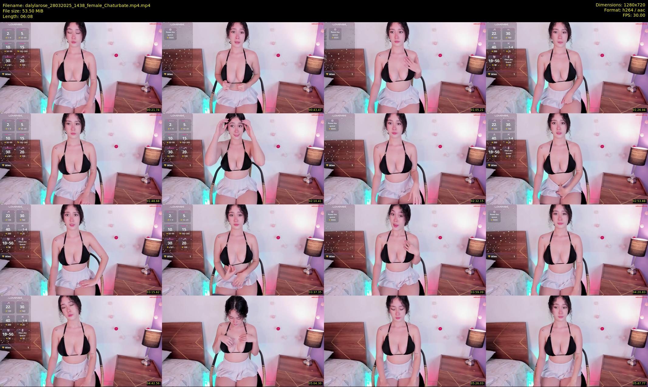 dalylarose — 7 minute Chaturbate female cam show recording, 720p, Mar 28, 2025