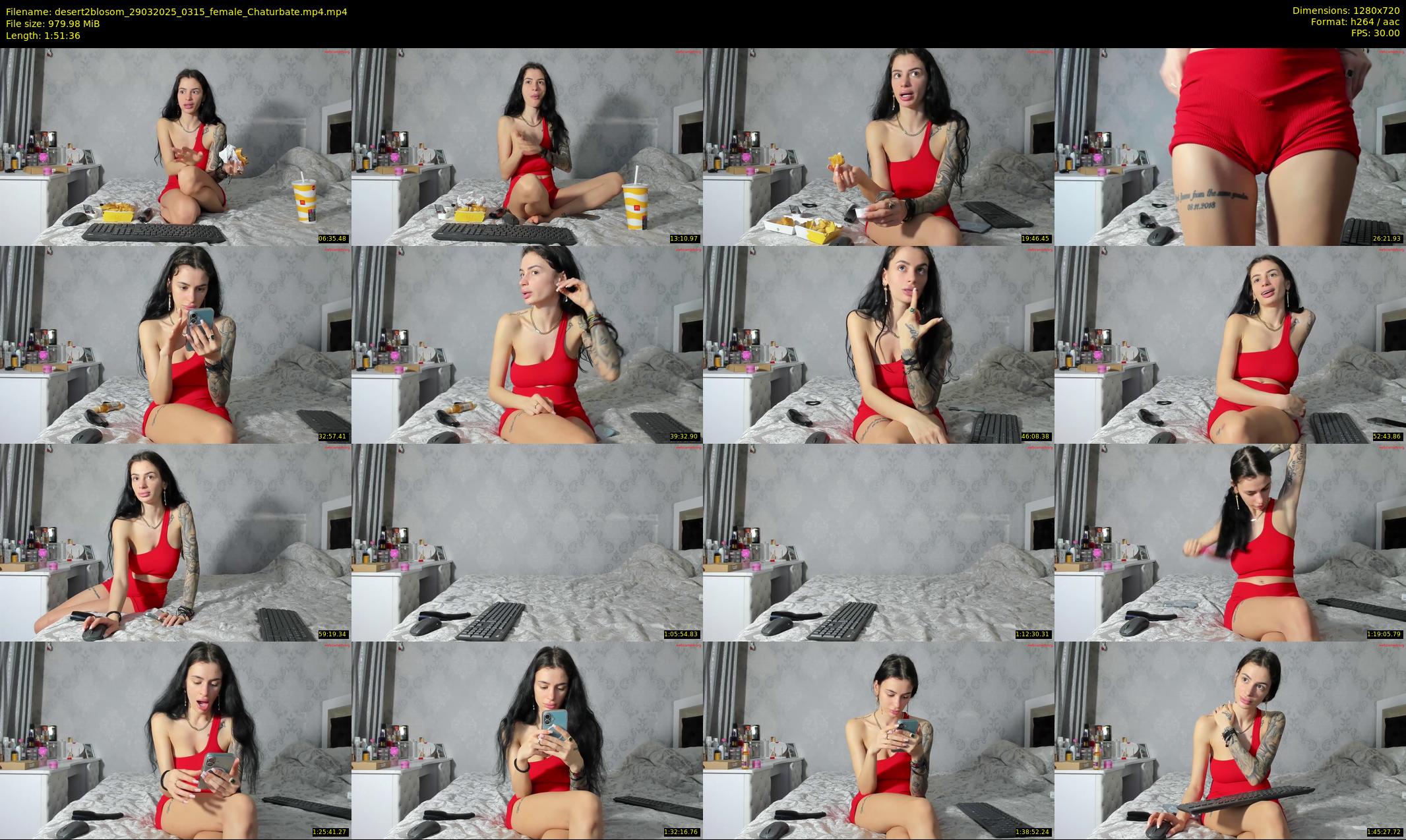 desert2blosom — 112 minute Chaturbate female cam show recording, 720p, Mar 29, 2025