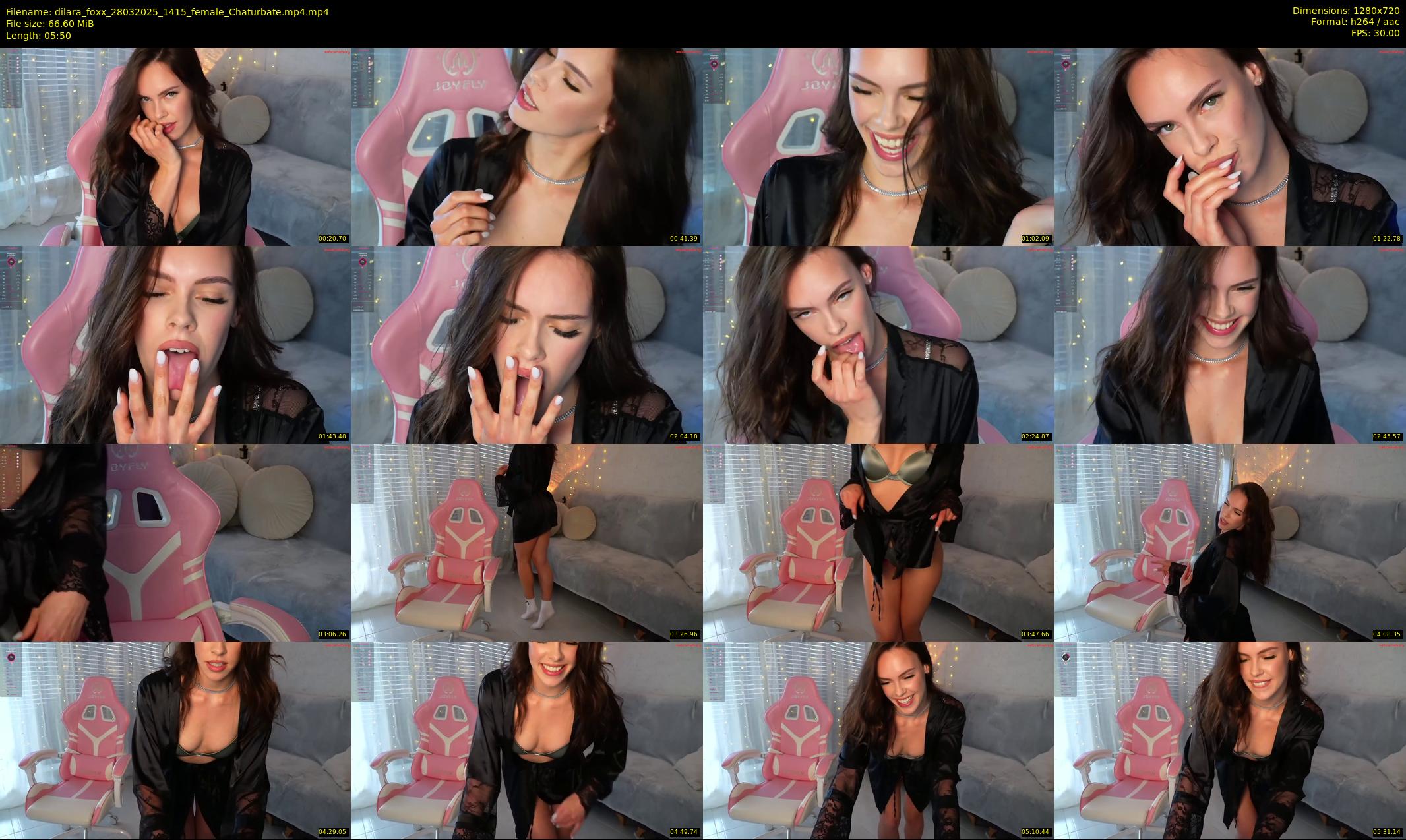 dilara_foxx — 6 minute Chaturbate female cam show recording, 720p, Mar 28, 2025