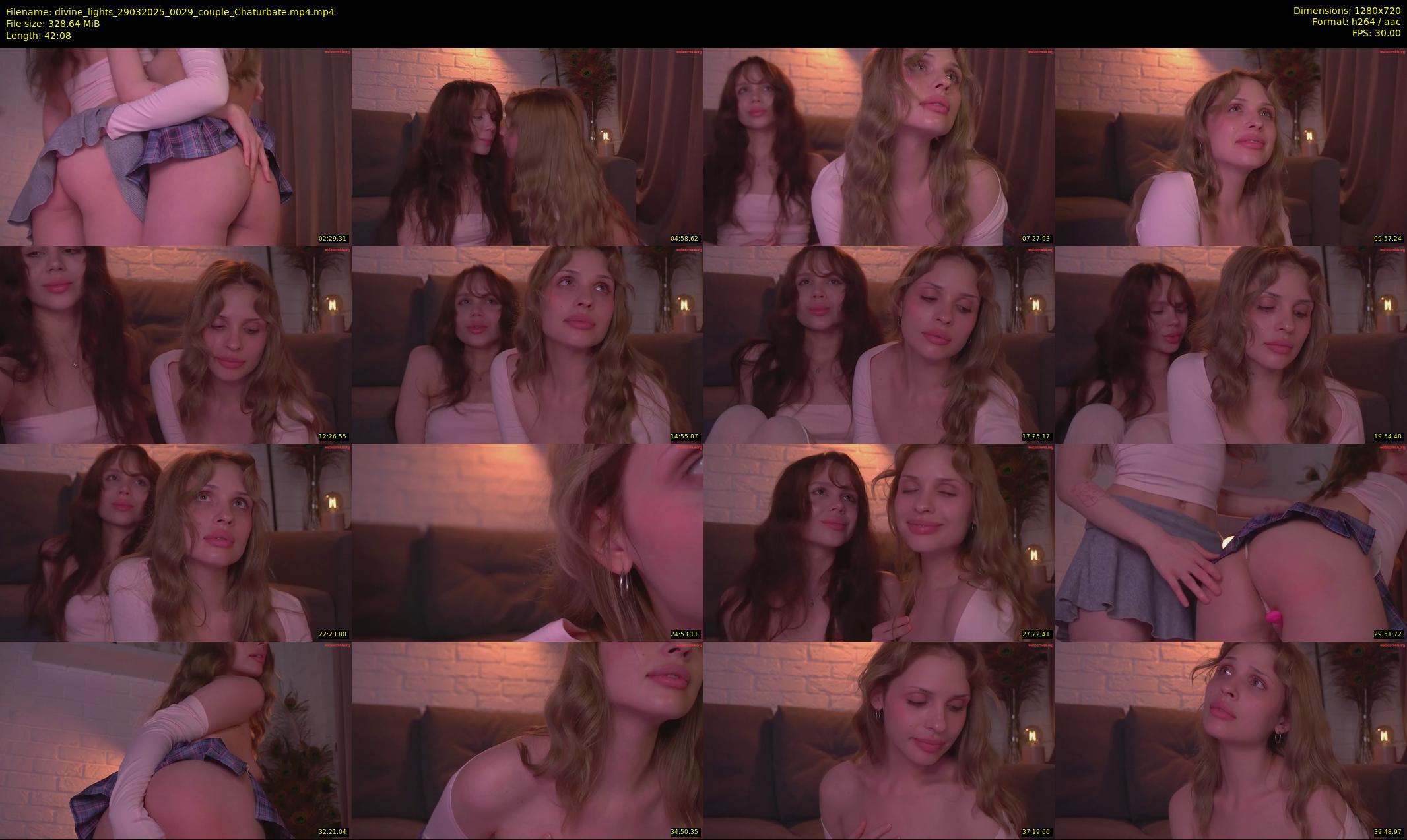 divine_lights — 43 minute Chaturbate couple cam show recording, 720p, Mar 29, 2025