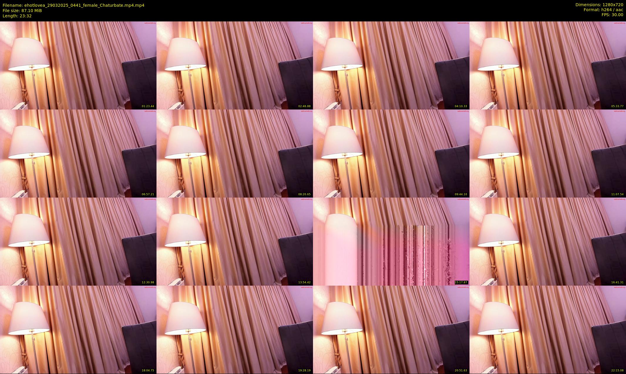 ehotlovea — 24 minute Chaturbate female cam show recording, 720p, Mar 29, 2025