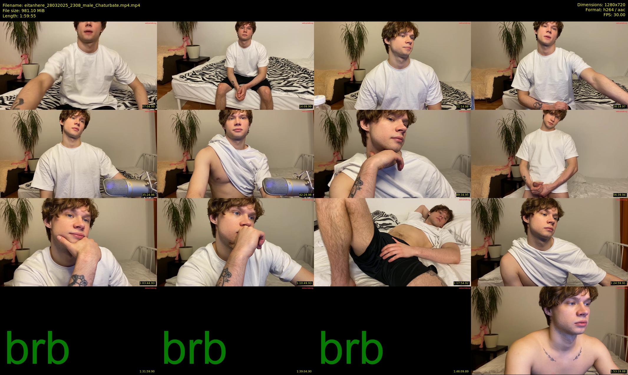 eitanhere — 120 minute Chaturbate male cam show recording, 720p, Mar 28, 2025
