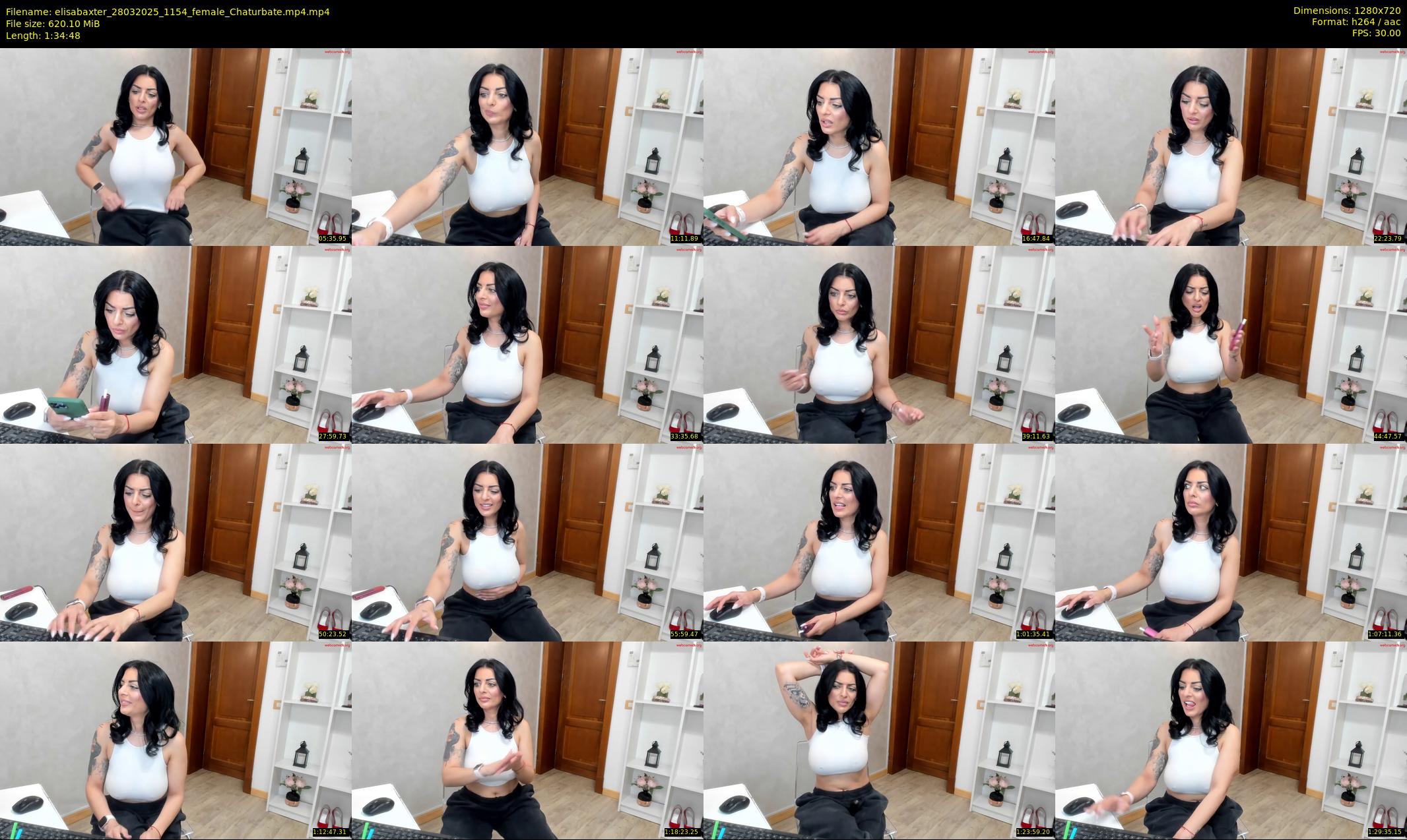 elisabaxter — 95 minute Chaturbate female cam show recording, 720p, Mar 28, 2025