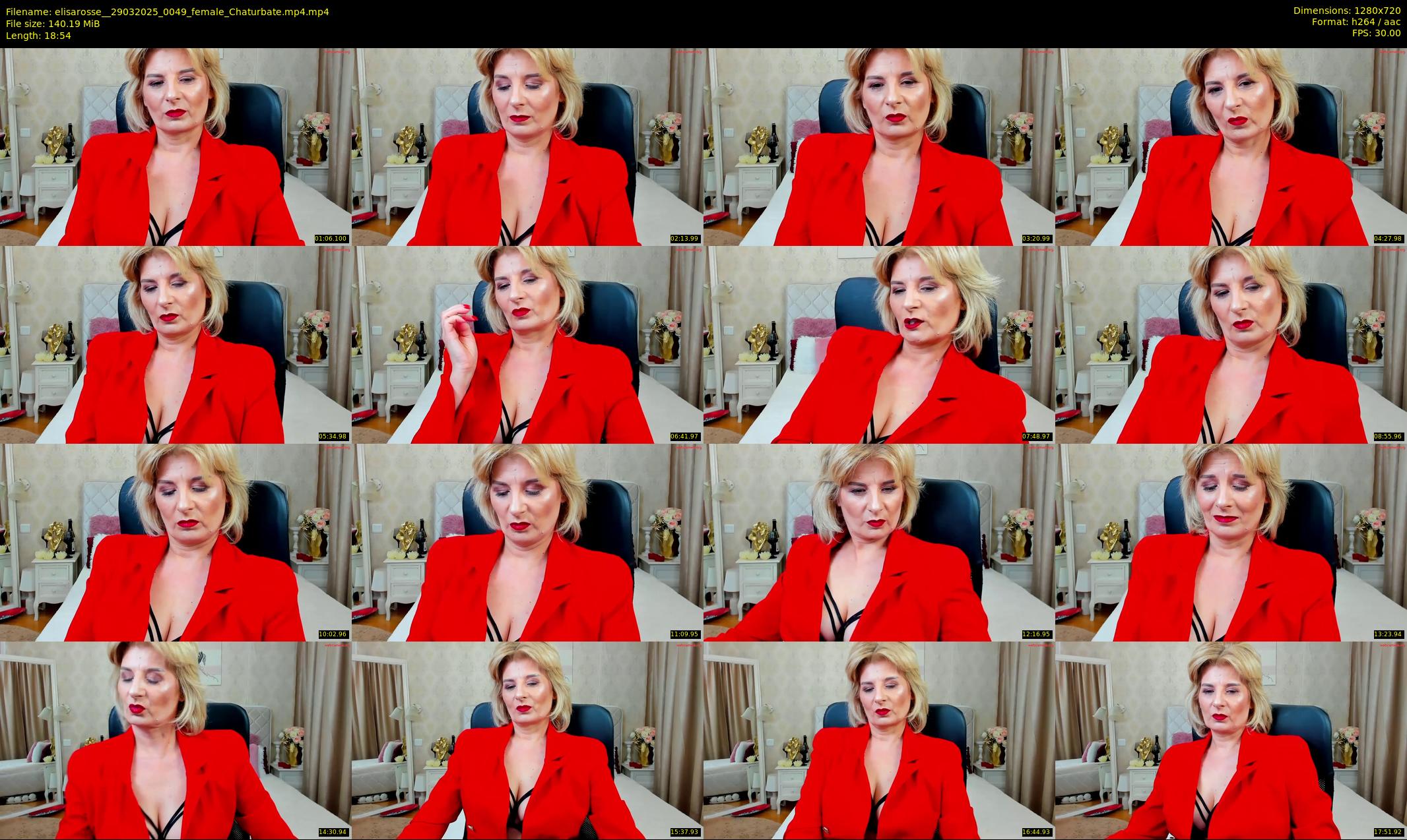 elisarosse_ — 19 minute Chaturbate female cam show recording, 720p, Mar 29, 2025