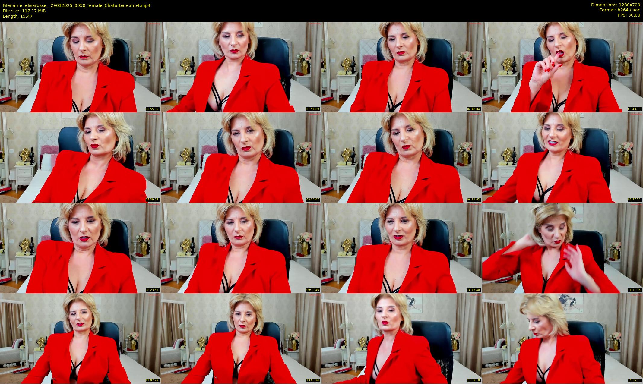 elisarosse_ — 16 minute Chaturbate female cam show recording, 720p, Mar 29, 2025