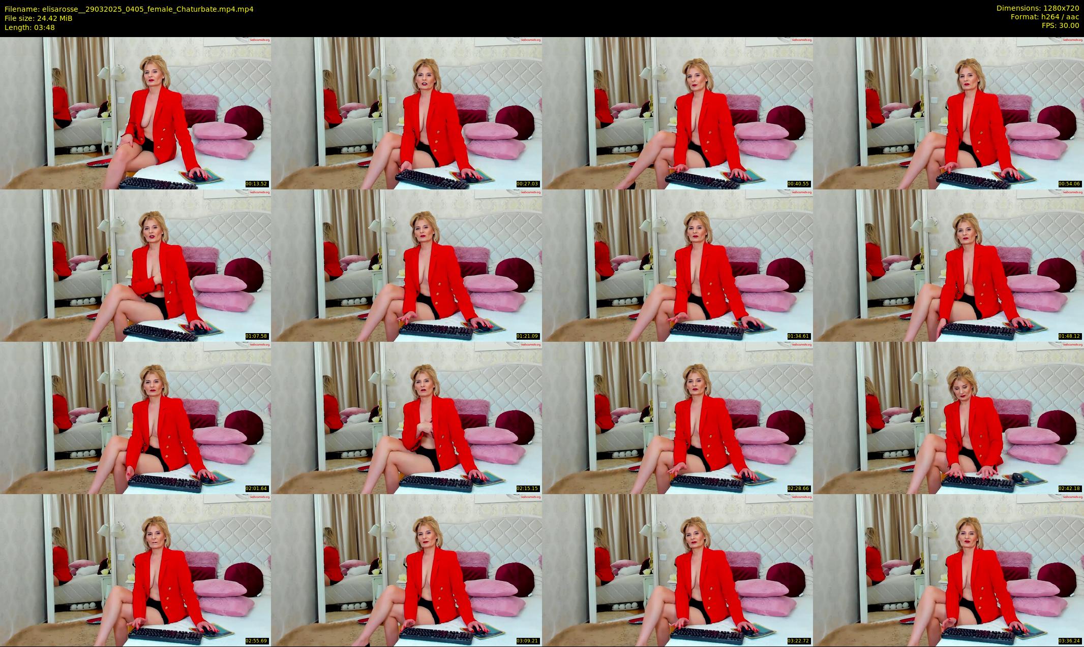 elisarosse_ — 4 minute Chaturbate female cam show recording, 720p, Mar 29, 2025
