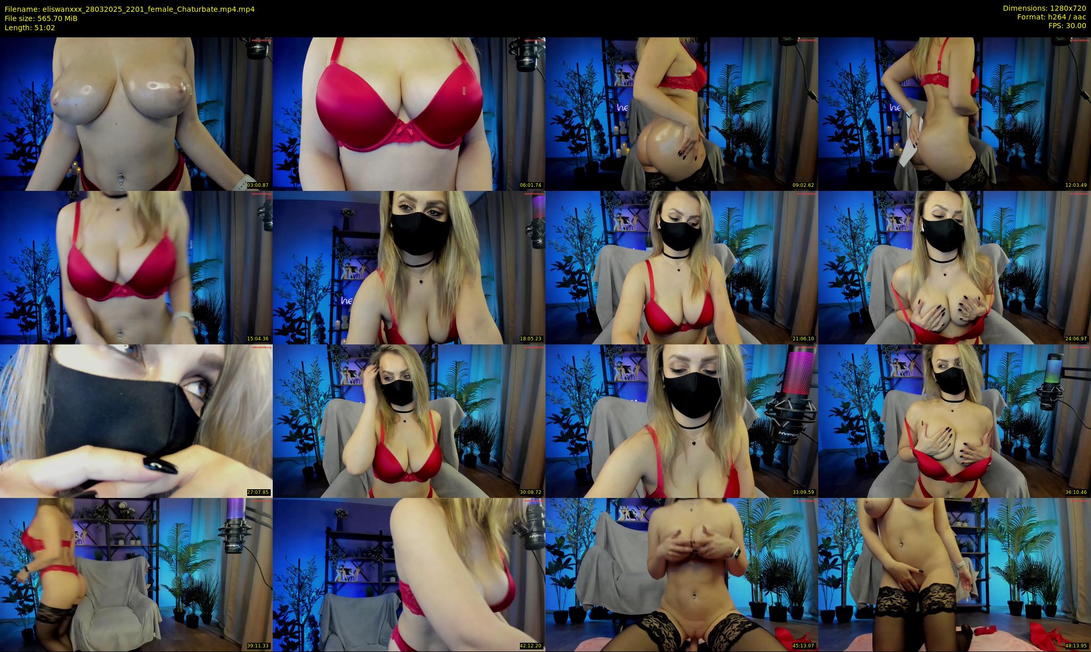 eliswanxxx — 52 minute Chaturbate female cam show recording, 720p, Mar 28, 2025