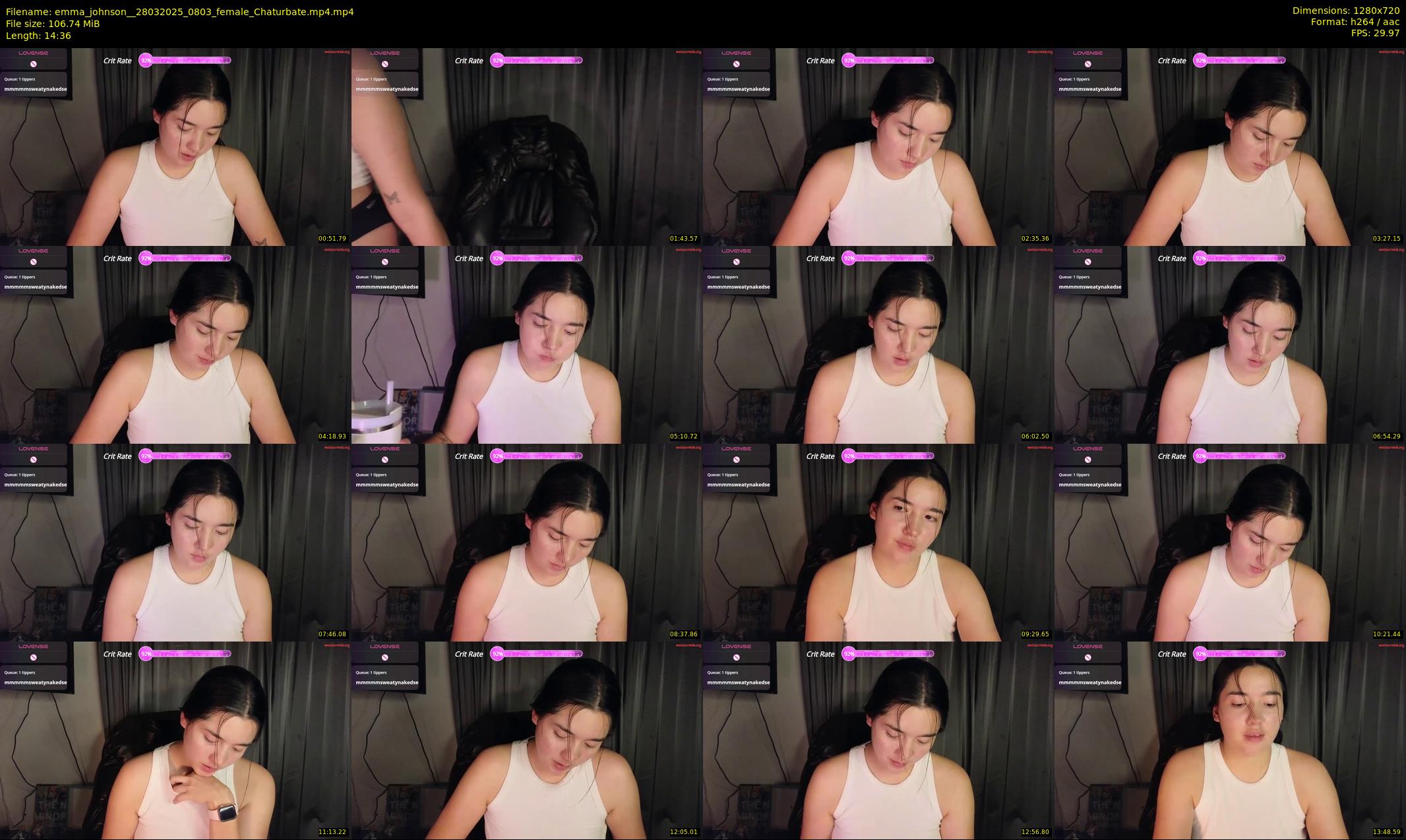 emma_johnson_ — 15 minute Chaturbate female cam show recording, 720p, Mar 28, 2025