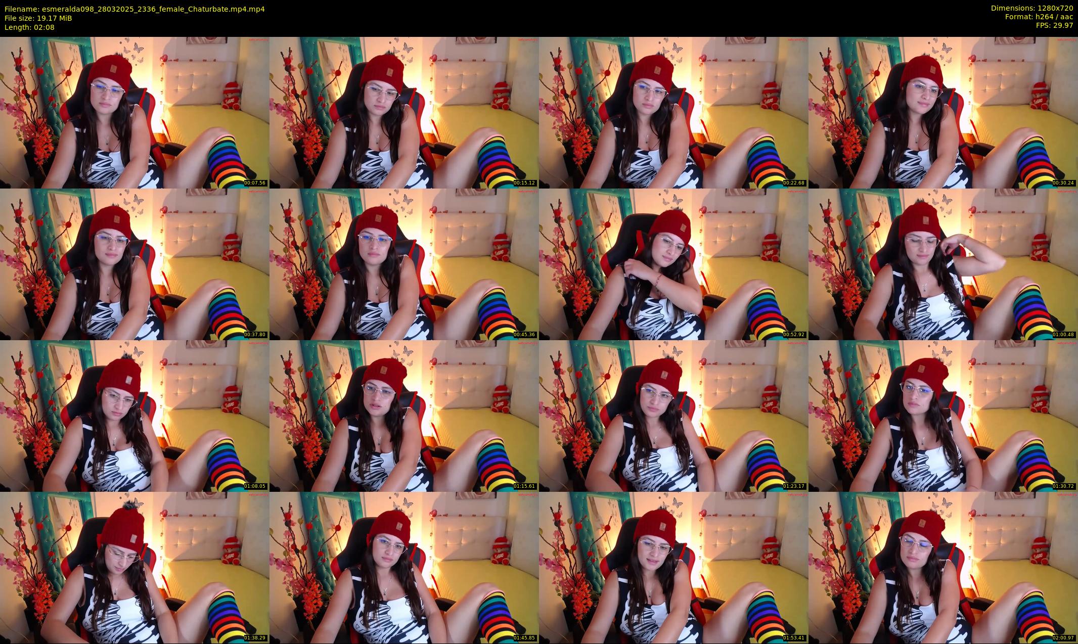 esmeralda098 — 3 minute Chaturbate female cam show recording, 720p, Mar 28, 2025