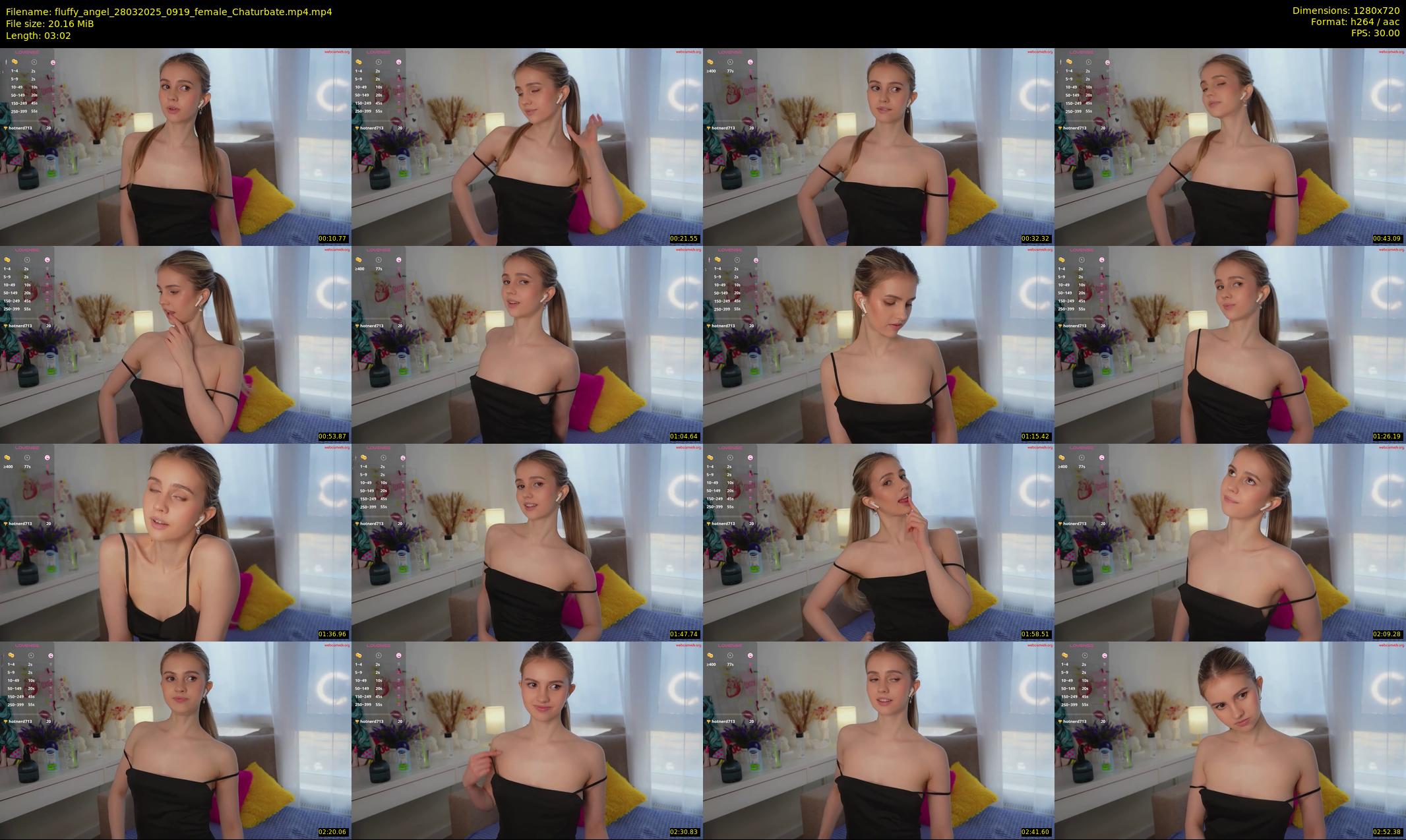 fluffy_angel — 4 minute Chaturbate female cam show recording, 720p, Mar 28, 2025
