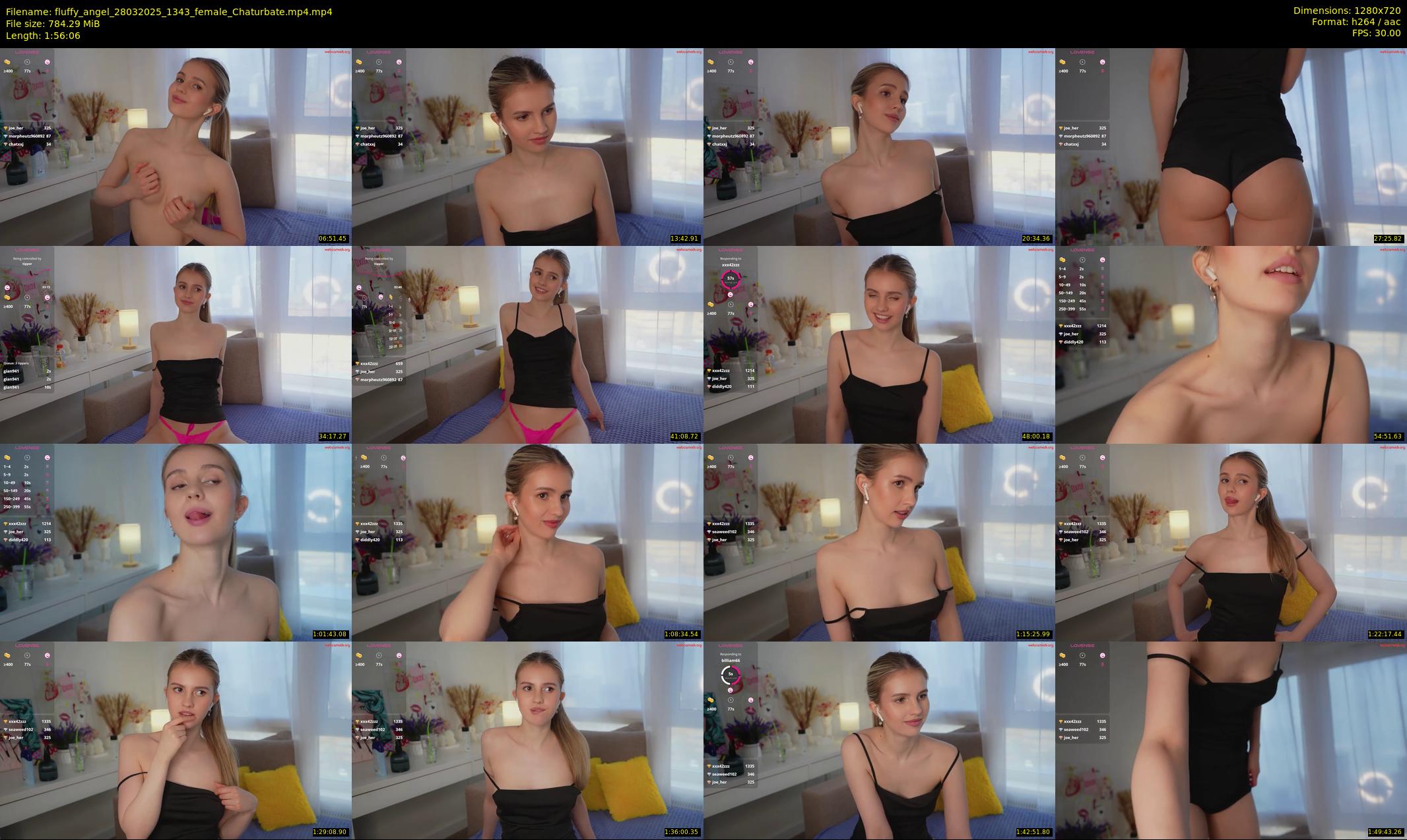 fluffy_angel — 117 minute Chaturbate female cam show recording, 720p, Mar 28, 2025