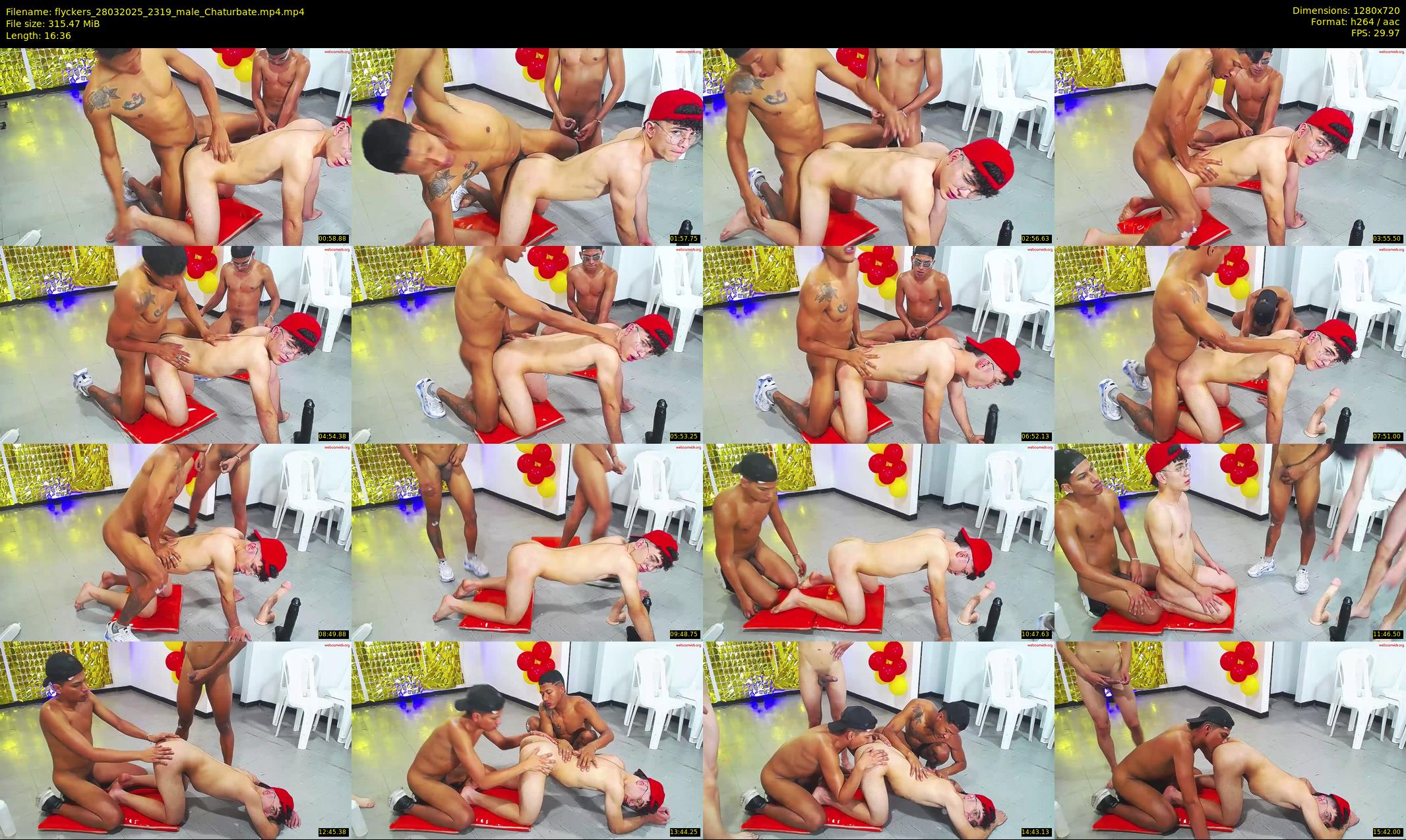 flyckers — 17 minute Chaturbate male cam show recording, 720p, Mar 28, 2025