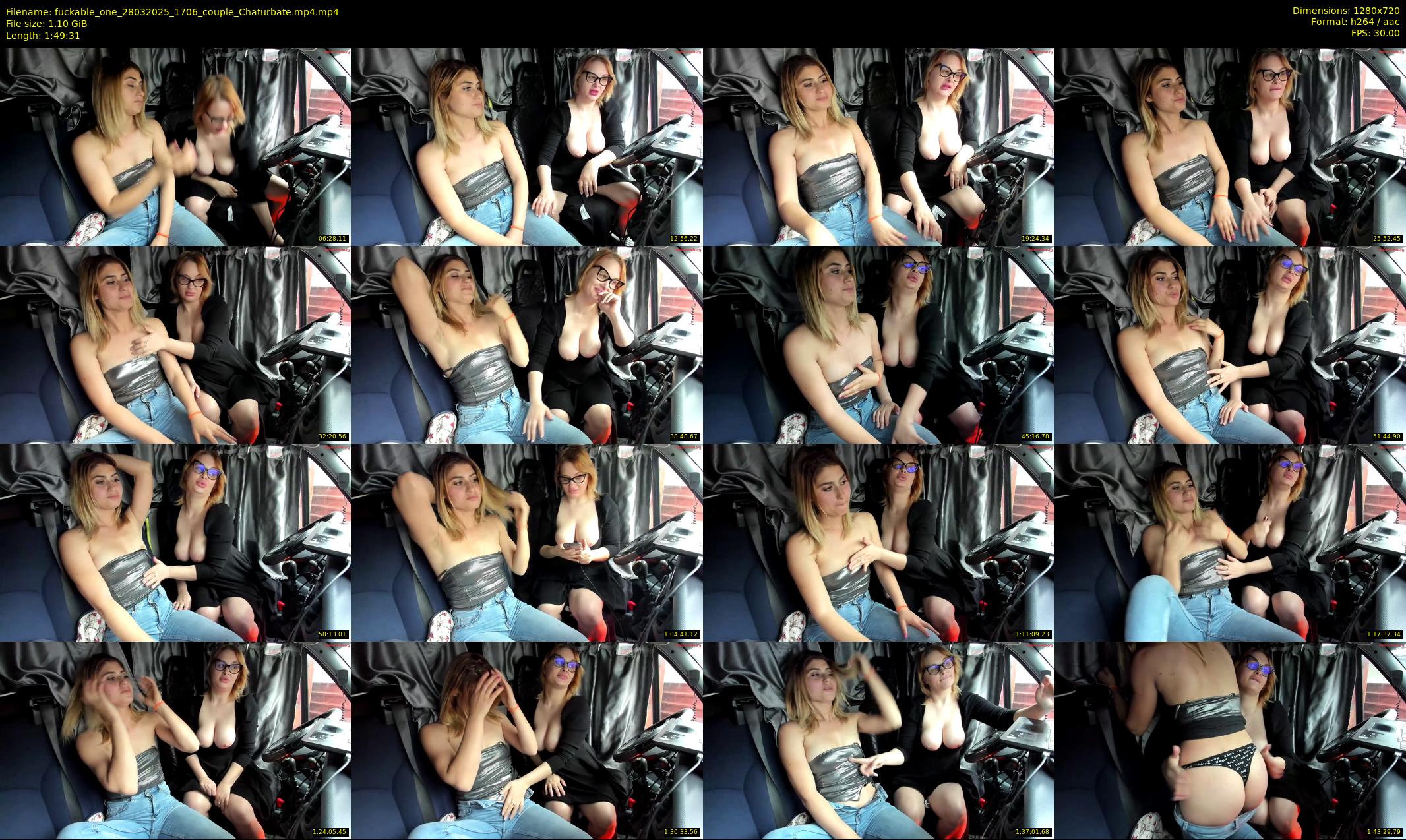 fuckable_one — 110 minute Chaturbate couple cam show recording, 720p, Mar 28, 2025